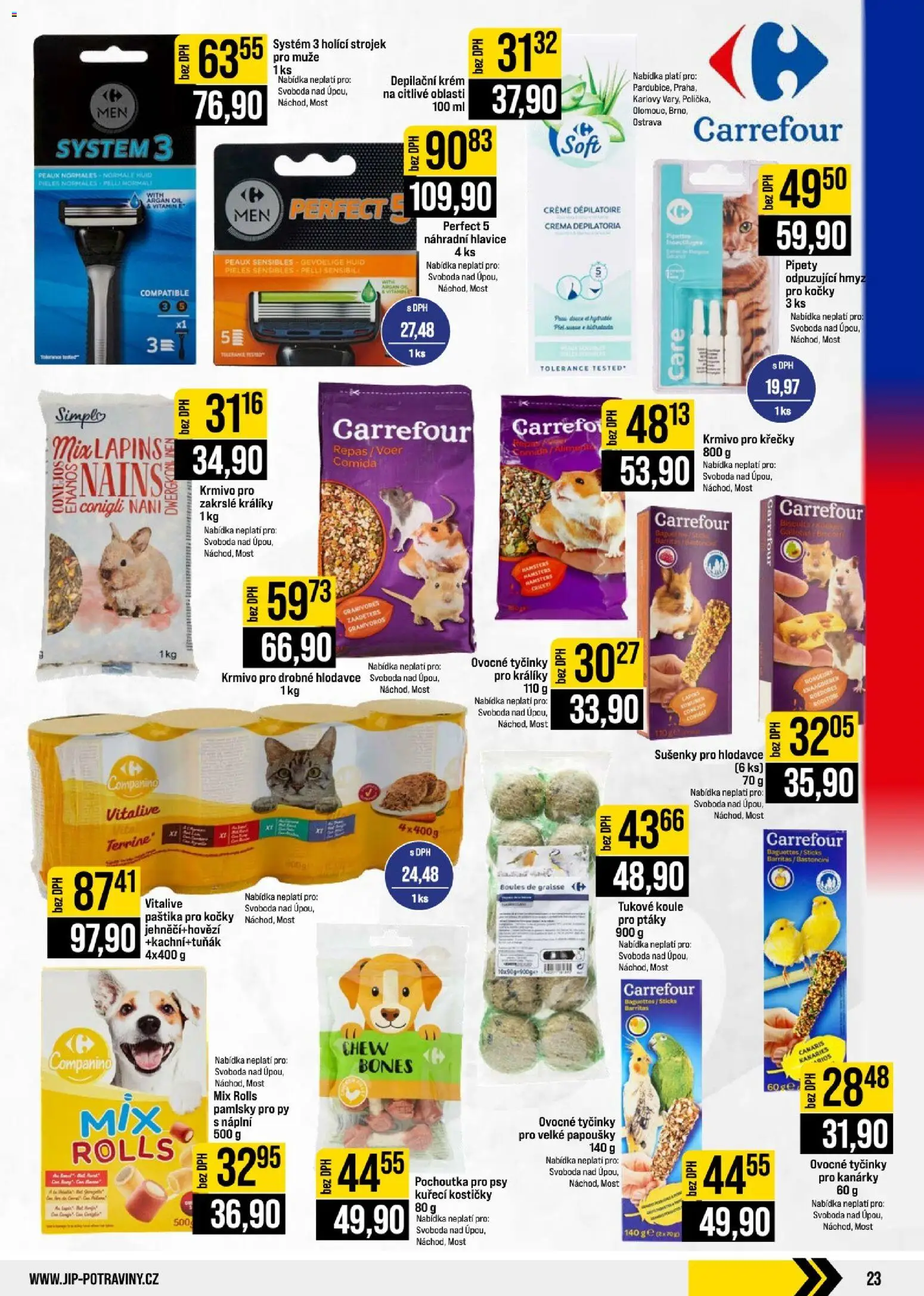 Jip leták - Cash & Carry od 19.08.2026 | Strana: 23 | Produkty: Mošt, Tyčinky, Sušenky, Paštika