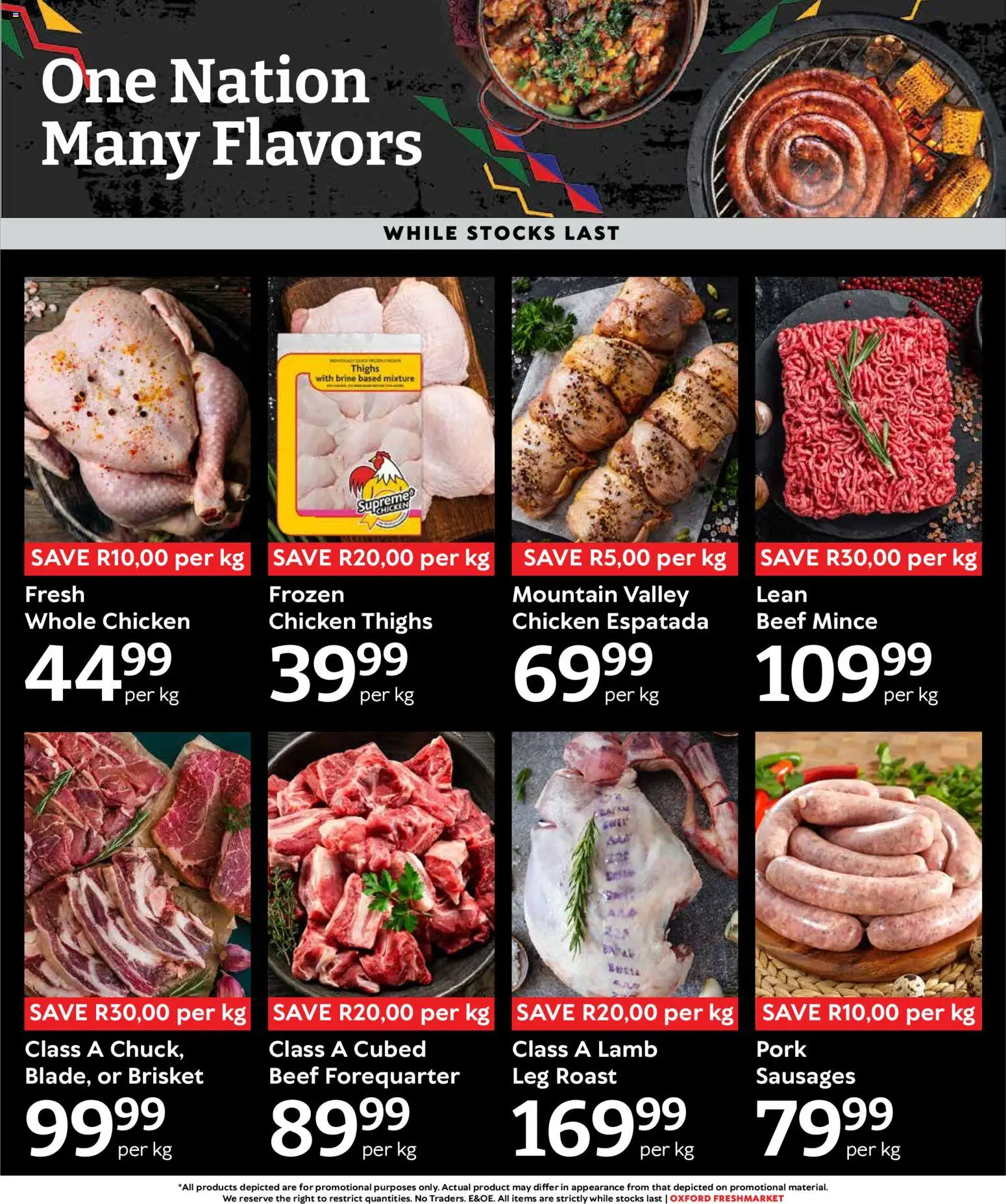 New Oxford Freshmarket catalogue – valid from 09/09/2026 | Page: 2 | Products: Chicken, Pork, Thighs, Beef