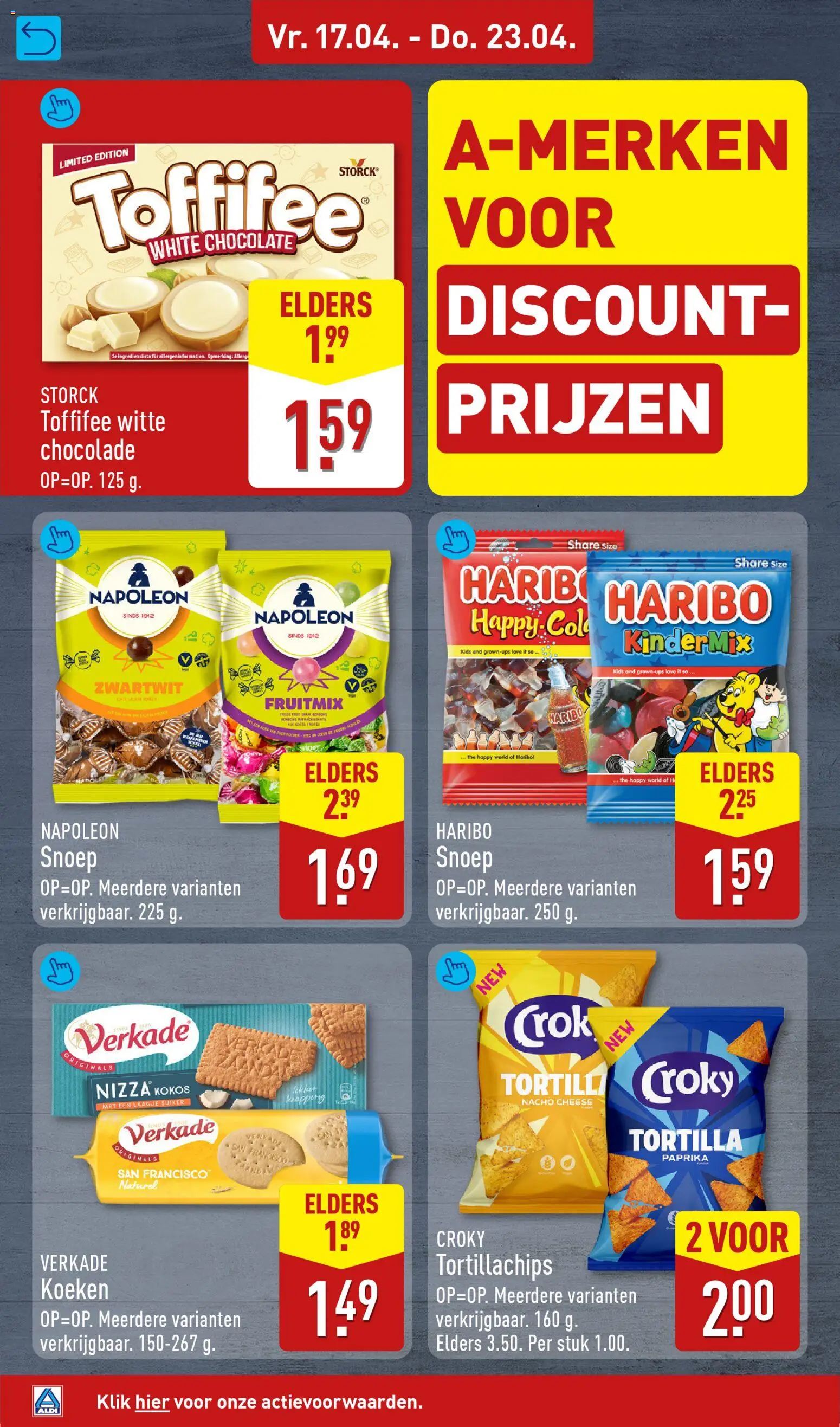 {H1} | Pagina: 48 | Producten: Chocolade, Waffelini, Tortillachips, Tortilla