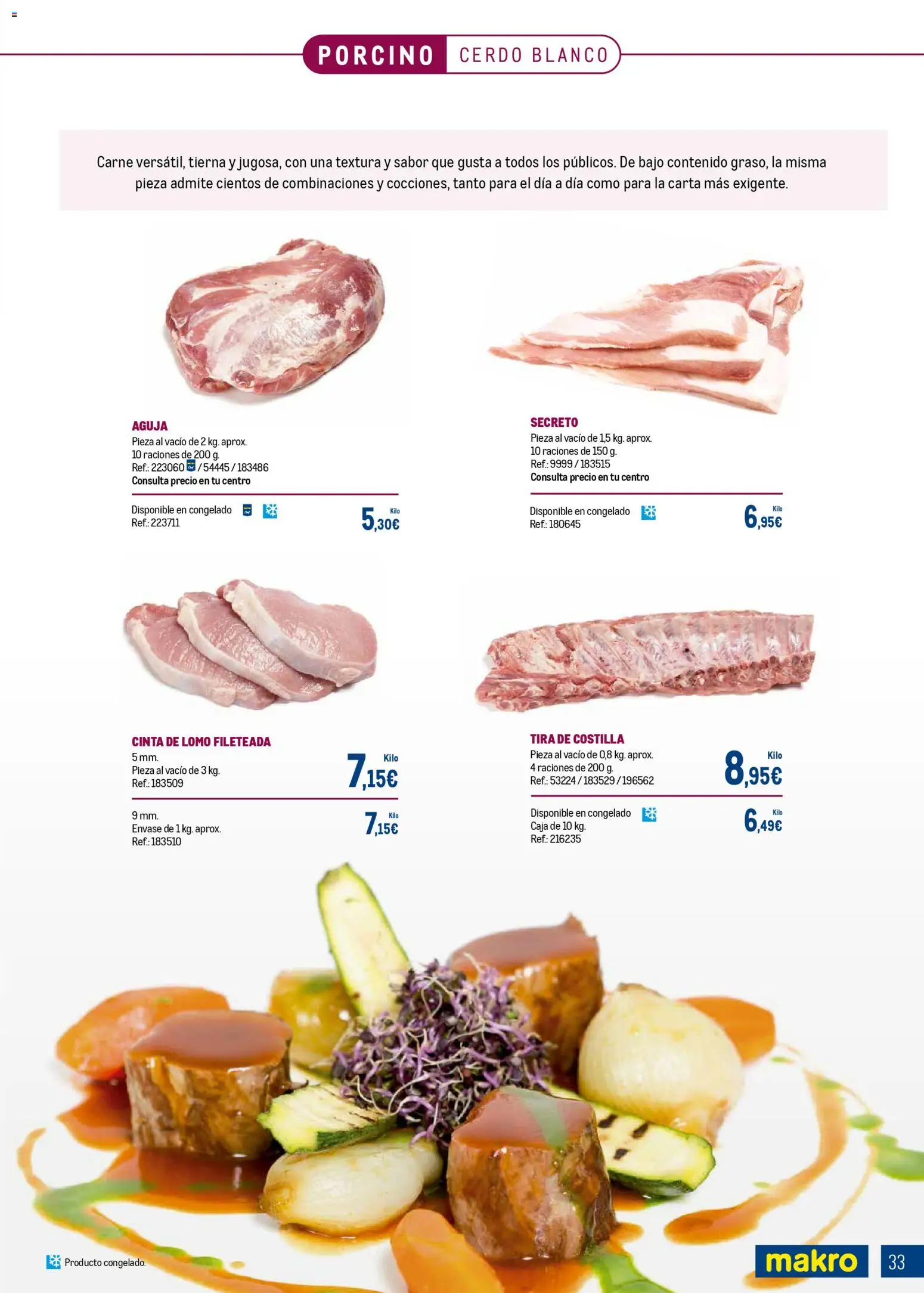 Makro - Expertos en carnes Canarias │ válido desde el 09.03.2026 | Página: 33 | Productos: Cerdo, Caja