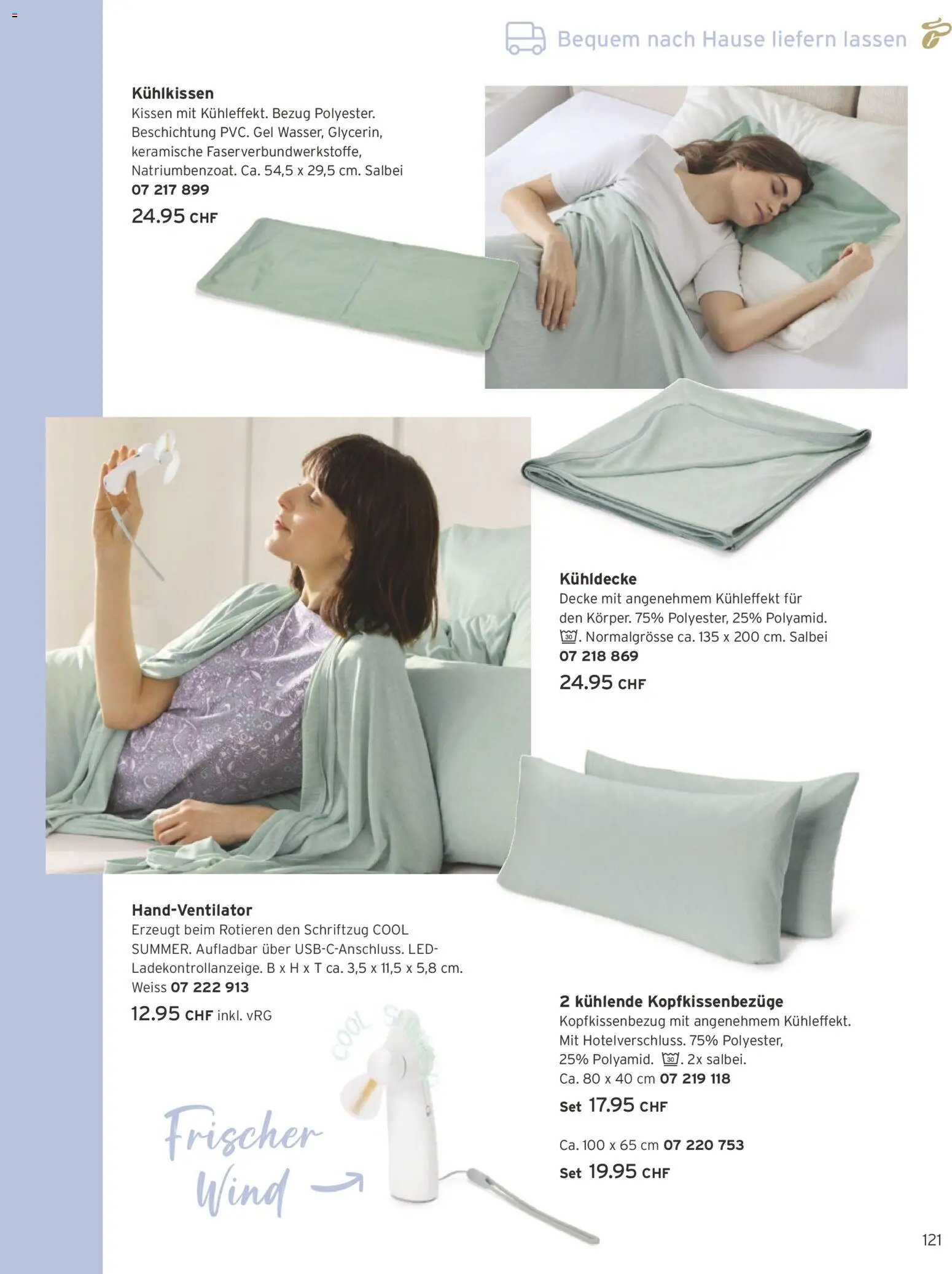 Tchibo aktionen – gültig ab 01.07.2026 | Seite: 121 | Produkte: Kissen, Decke