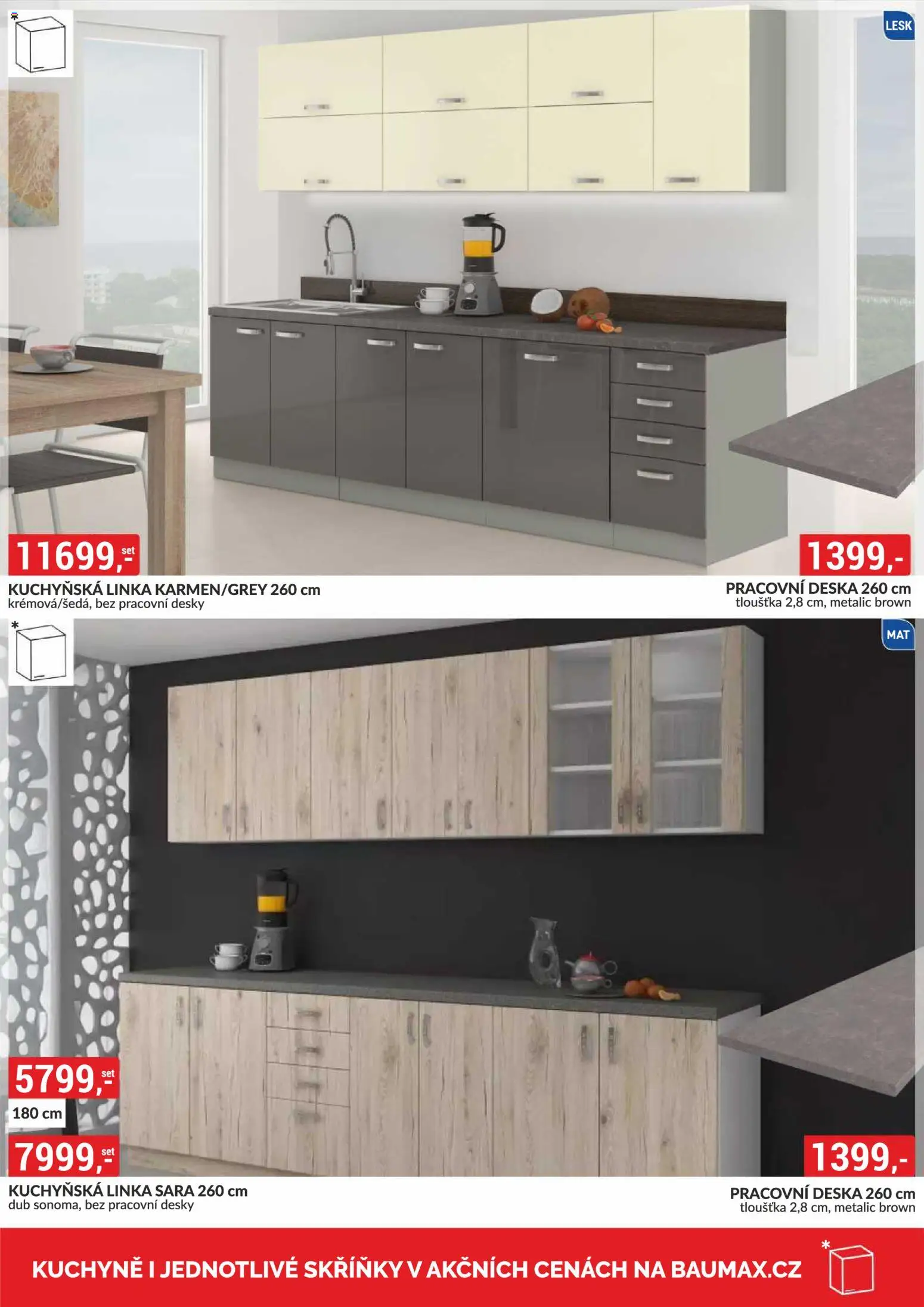 BAUMAX leták - Vaše bydlení, vaše pravidla od 01.07.2026 | Strana: 54 | Produkty: Kuchyňská linka, Pracovní deska, Desky, Kuchyně
