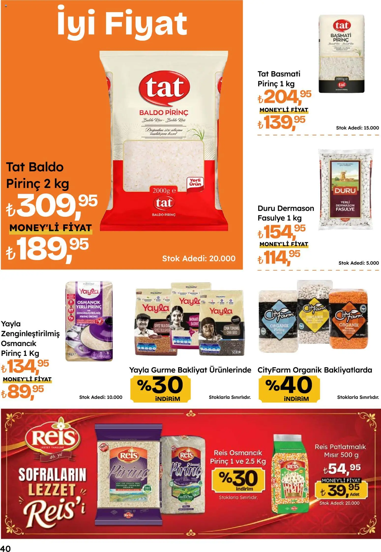 Migros Katalog - 5M Migroskop Dijital - 08 Ekim 2026 tarihinden itibaren geçerlidir | Sayfa: 40 | Ürünler: Fasulye, Pirinç, Mısır