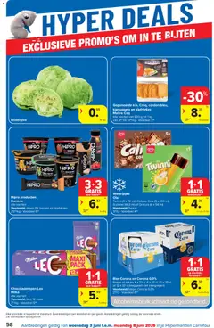 Carrefour folder week 23 - Voorbeeld van een folder van Carrefour, geldig van 03.06.2026 | Pagina: 58 | Producten: Bier, Banaan, Repen