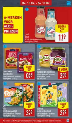 Aldi folder week 29 - Voorbeeld van een folder van Aldi, geldig van 13-07-2026 | Pagina: 19