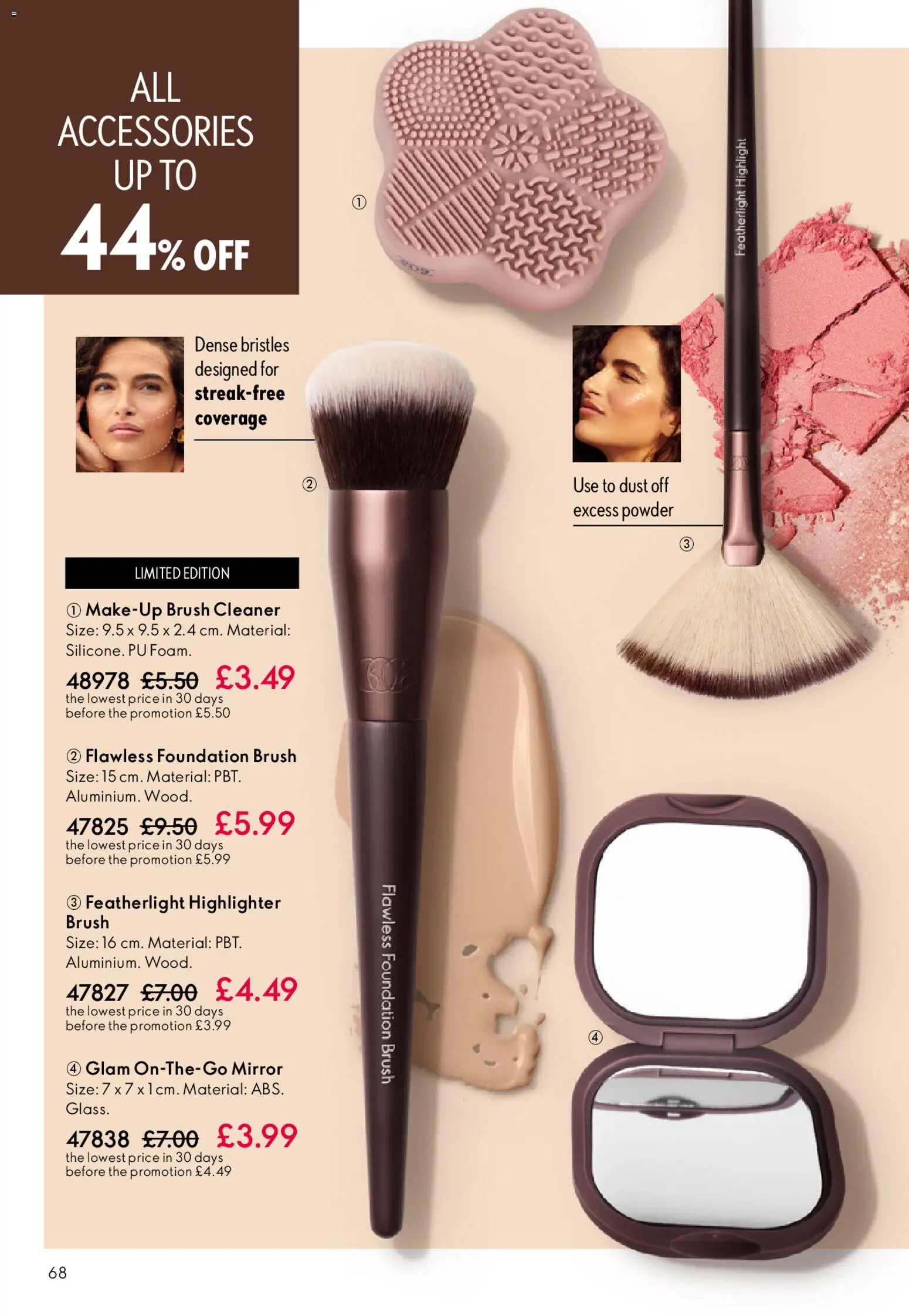 {H1} | Page: 68 | Products: Mirror, Powder, Brush
