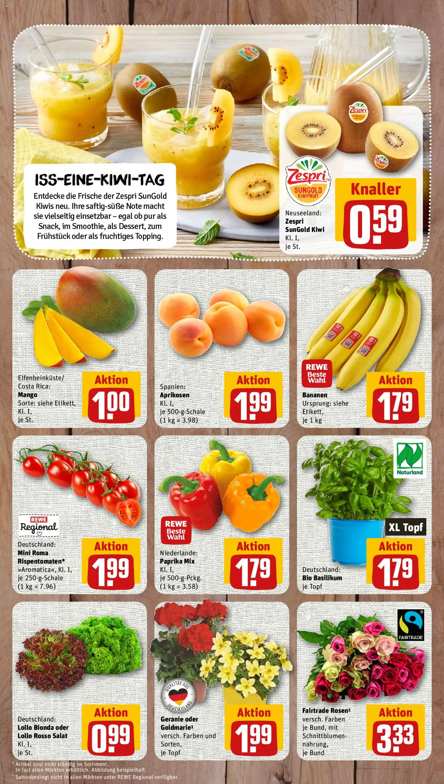 Nahkauf Prospekt – gültig ab 18.05.2026 | Seite: 4 | Produkte: Bananen, Mango, Kiwi, Salat