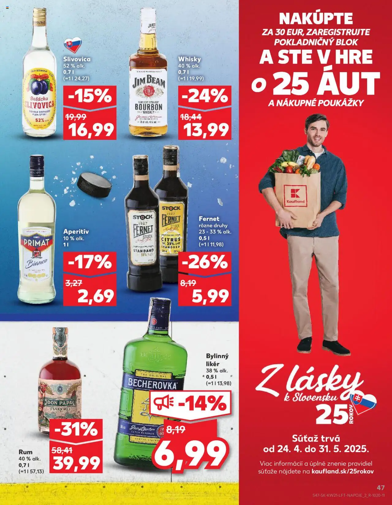 Nové Kaufland akcie – leták je platný od 22.05.2025 | Strana: 47