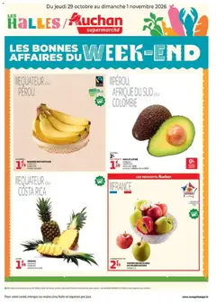 Auchan - Bons plans du week end - Voorbeeld van een folder van Auchan, geldig van 29/10/2026