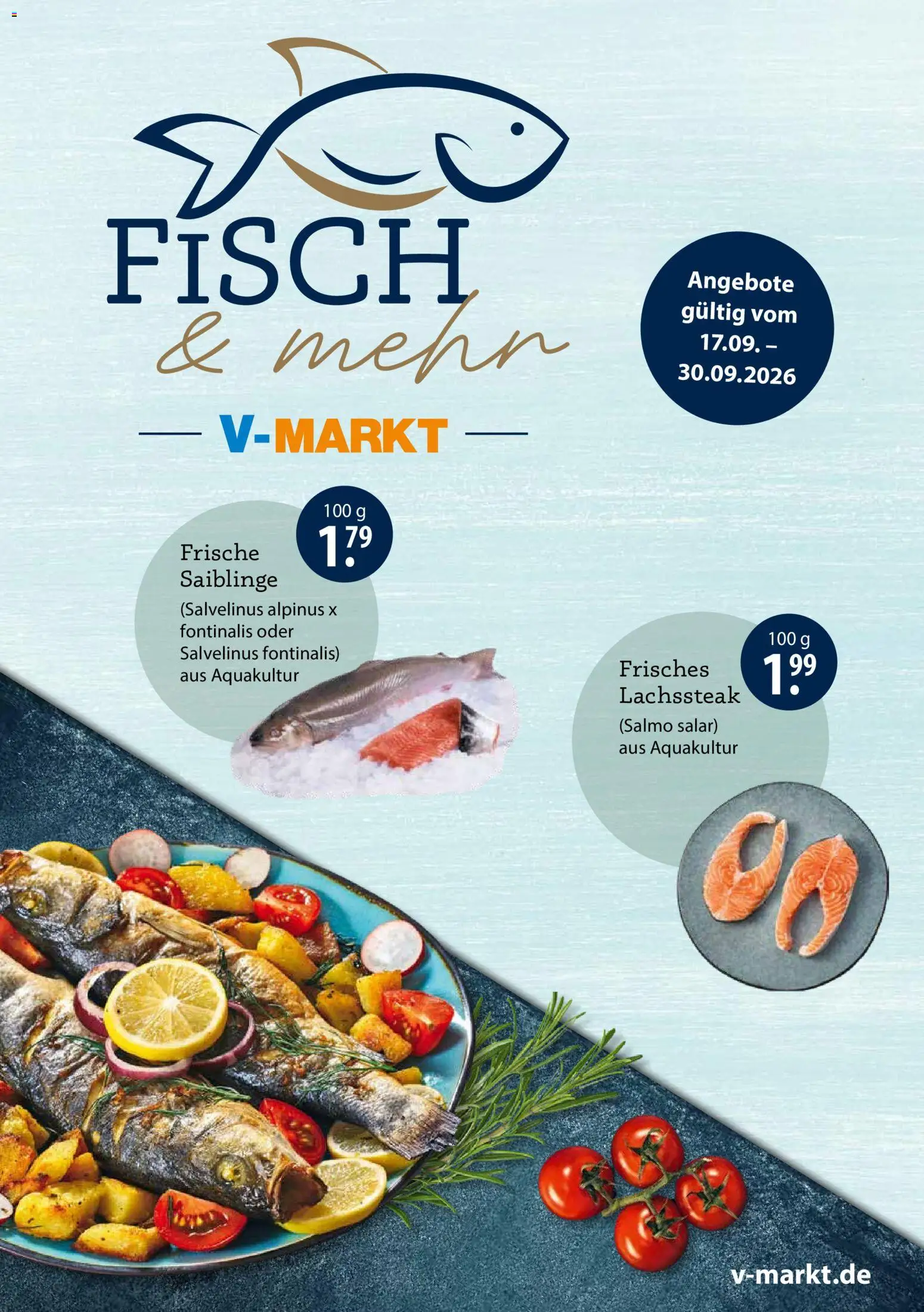 V-Markt Fischangebote München – gültig ab 17.09.2026 | Seite: 1 | Produkte: Fisch