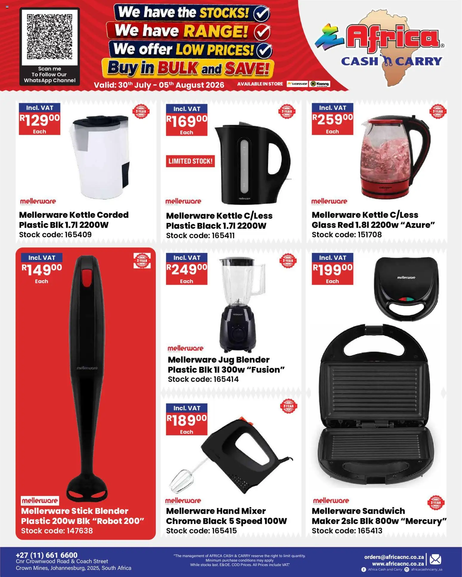 New Africa Cash & Carry catalogue – valid from 30/07/2026 | Page: 34