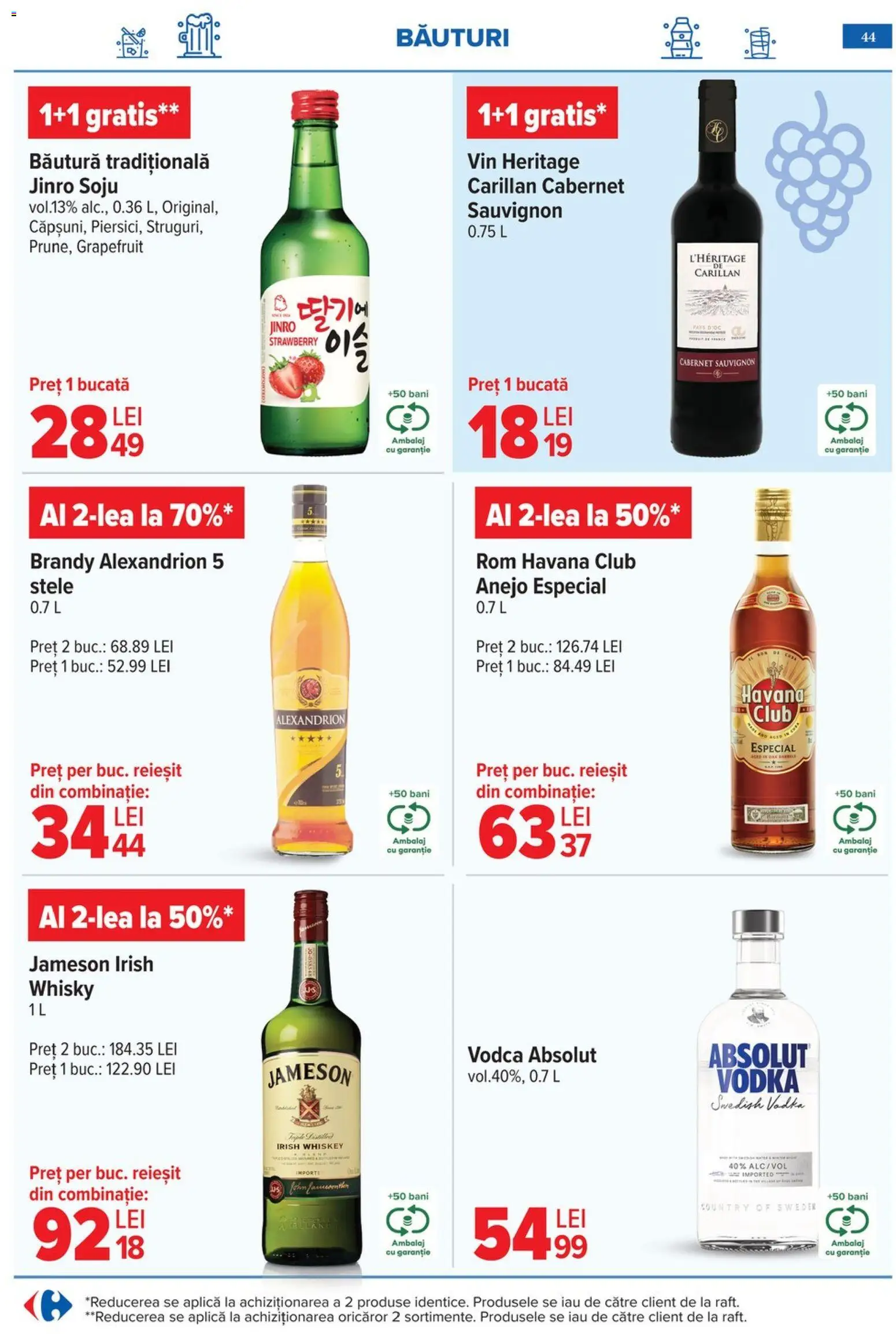 Noul catalog Carrefour – valabil de la 06.05.2026 | Pagină: 47 | Produse: Su ısıtıcı, Vin, Klementiinit, Vodka