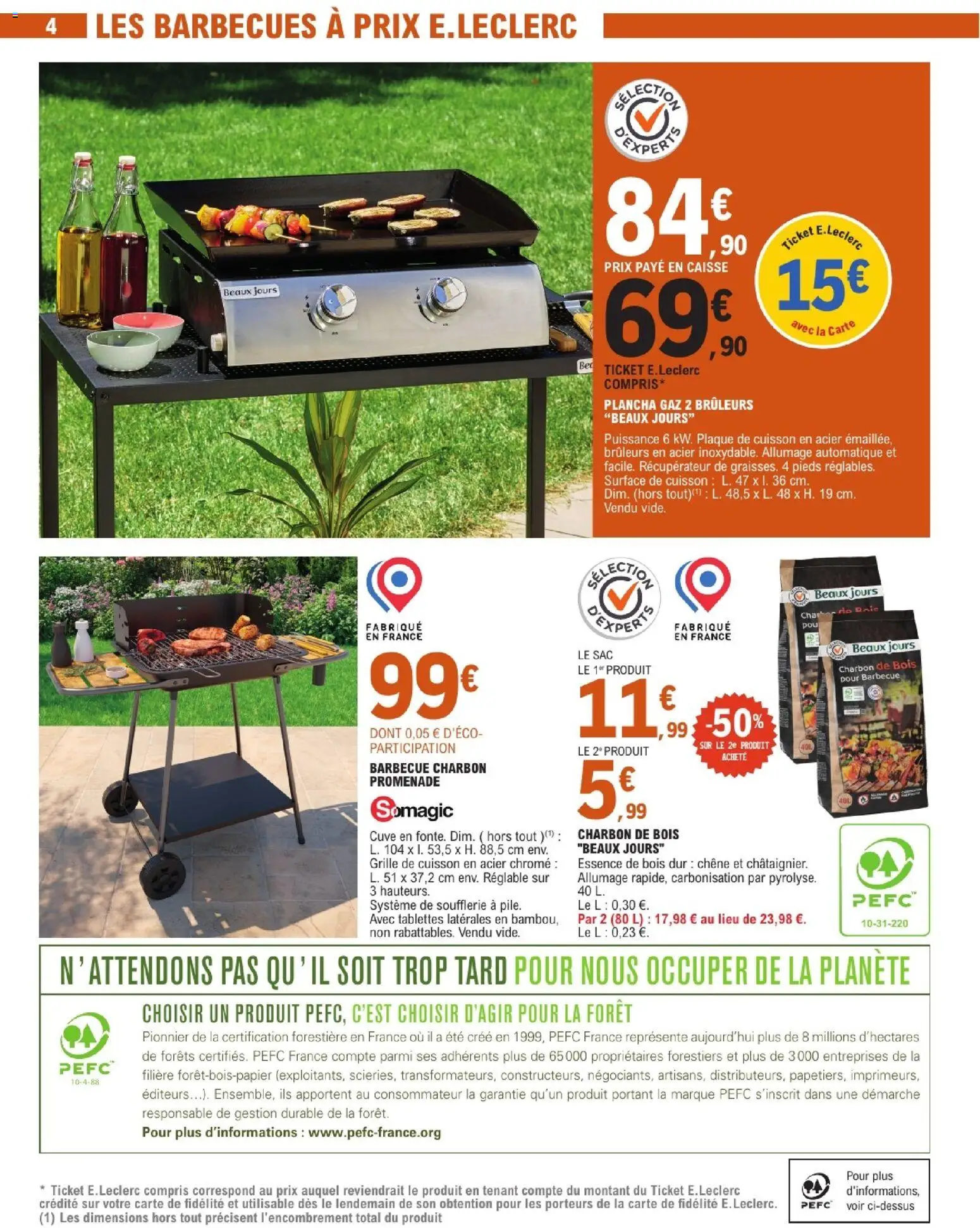 {H1} | Page: 4 | Produits: Charbon De Bois, Sac, Plaque de cuisson, Grille de cuisson