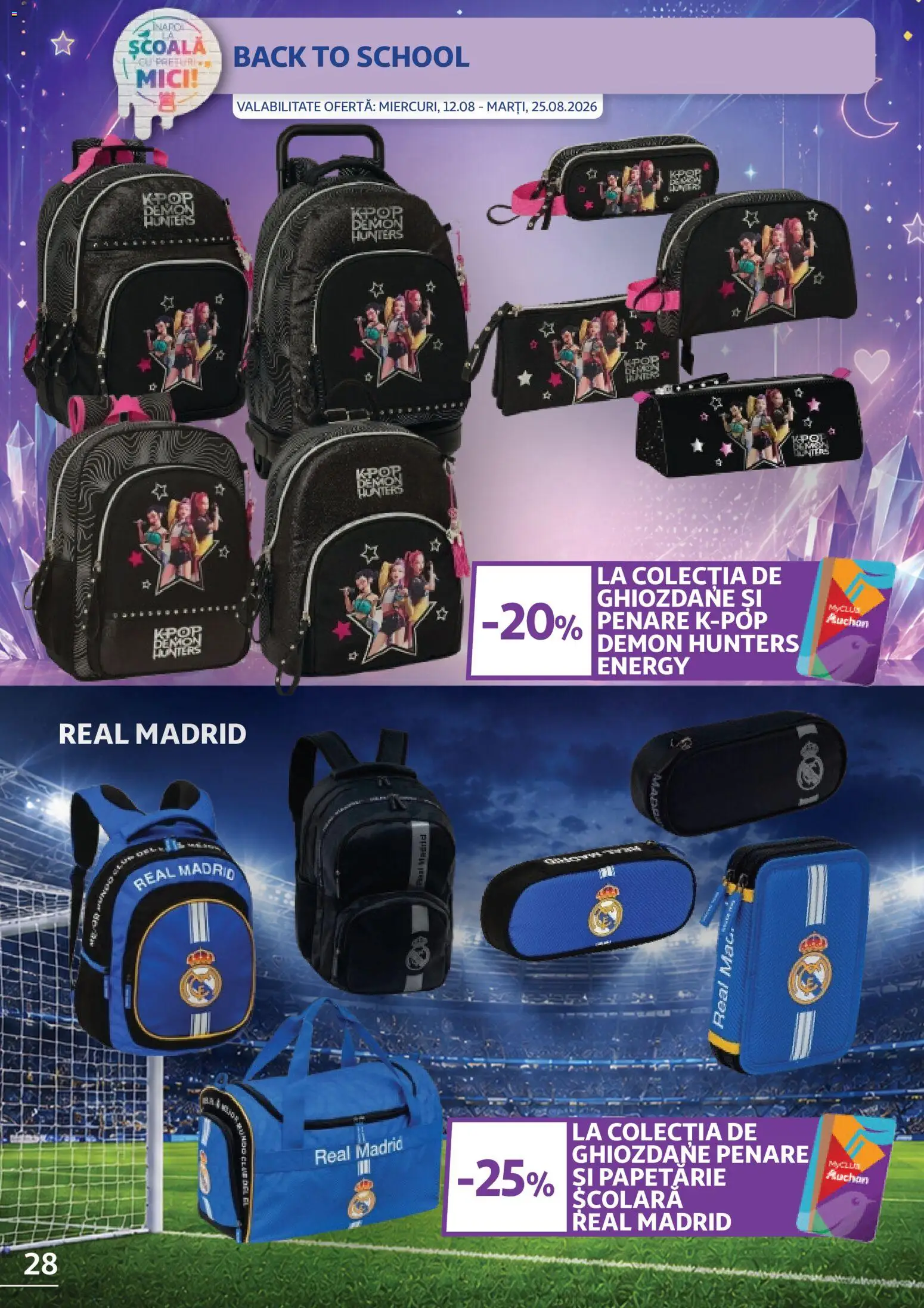 Noul catalog Auchan – valabil de la 12.08.2026 | Pagină: 28 | Produse: Mici