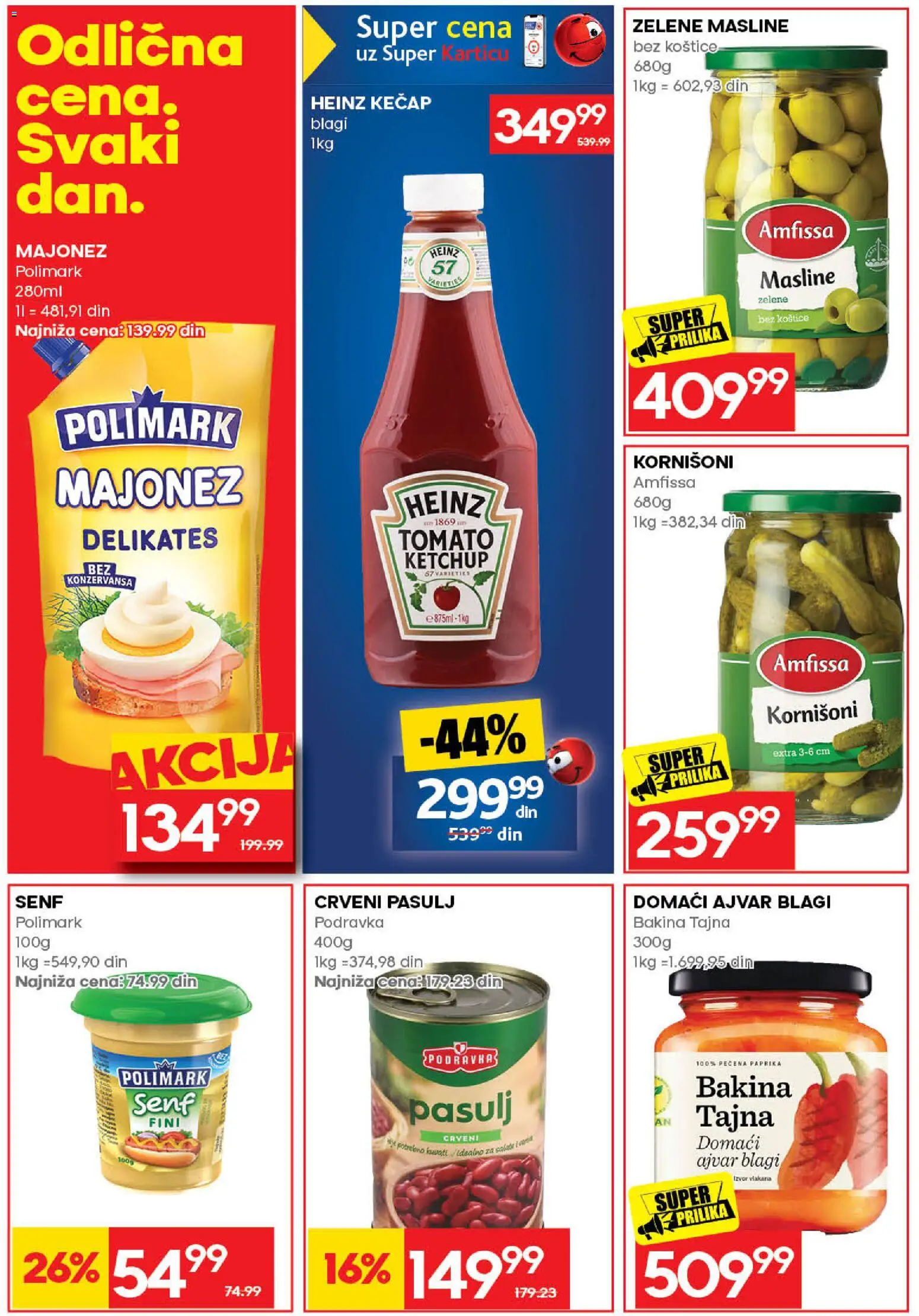 Roda katalog - važi od 31.08.2026 | Strana: 33 | Proizvode: Majonez, Kečap, Pečena paprika, Kornišoni