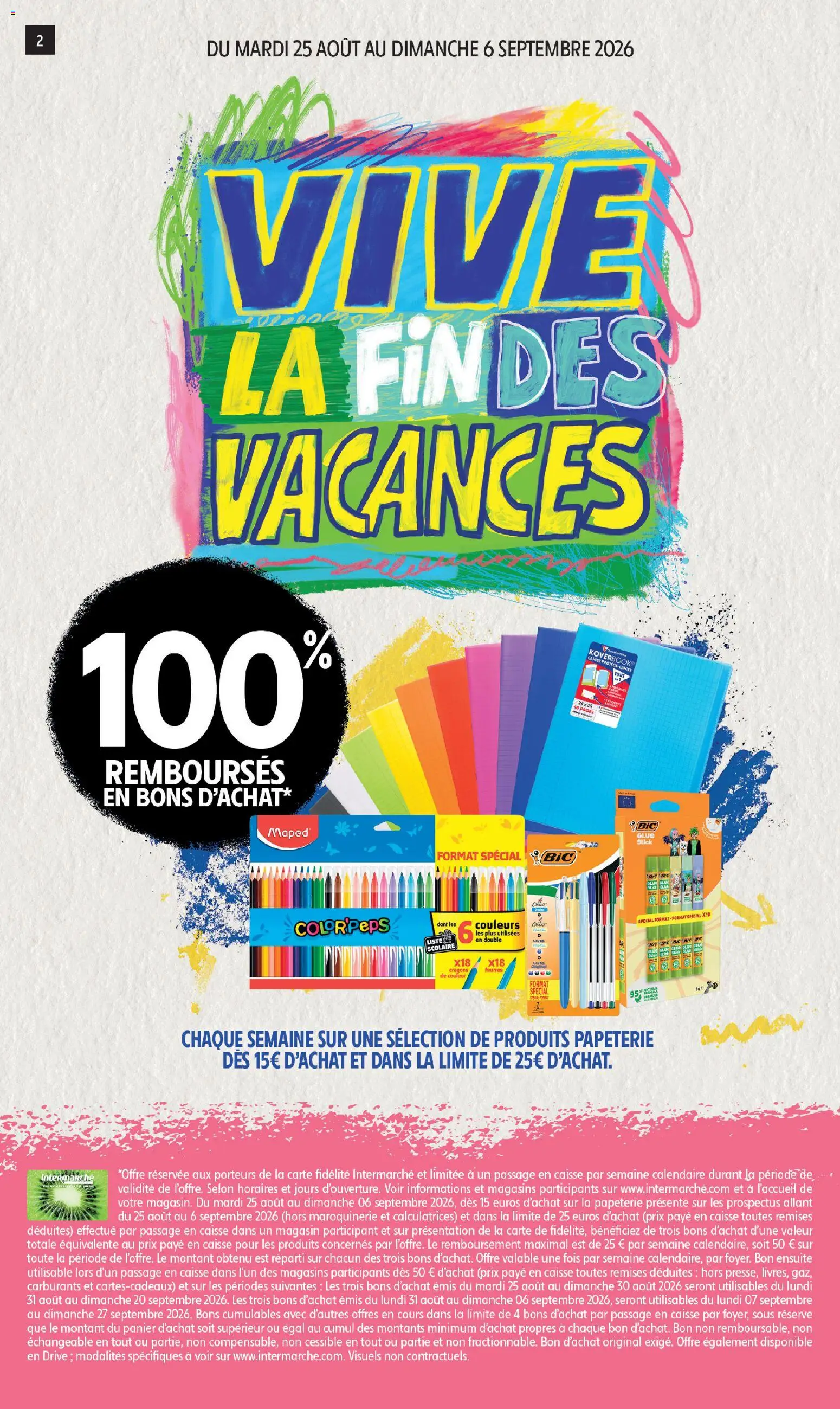 {H1} | Page: 2 | Produits: Cahier, Panier