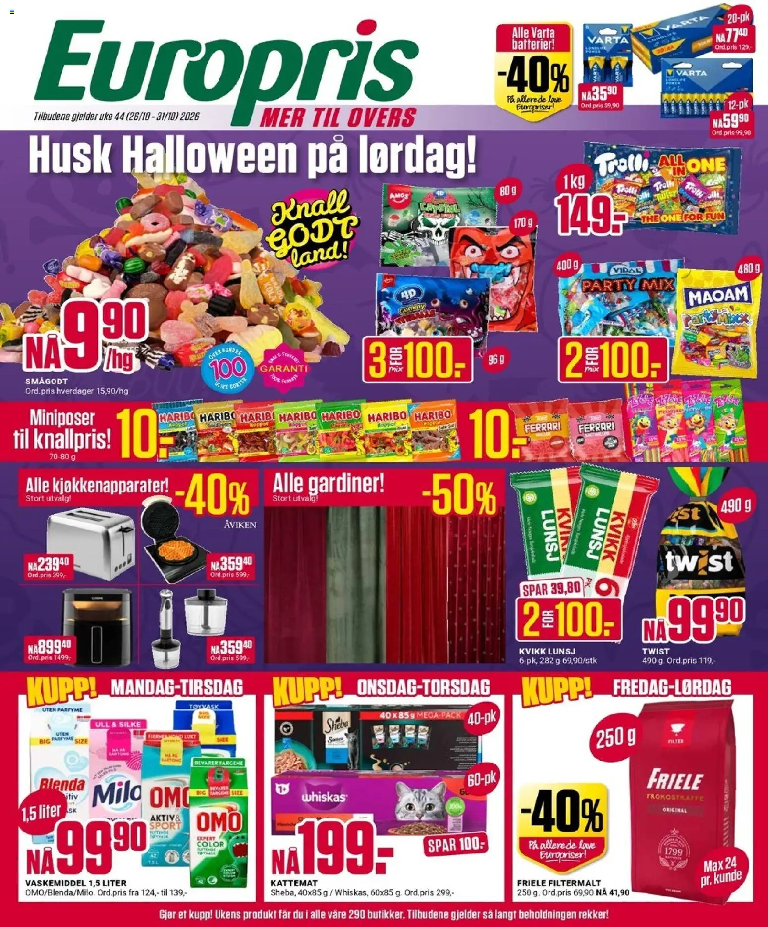 {H1} | Side: 1 | Produkter: Husk, Batterier, Twist, Parfyme