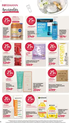 L'ORÉAL REVITALIFT LASER TRIPLE LASER ANTI-AGEING KRÉM-SZÉRUM, Anti-ageing krém-szérum - amely érvényes a következő dátumtól: 04.05.2026 | Oldal: 12