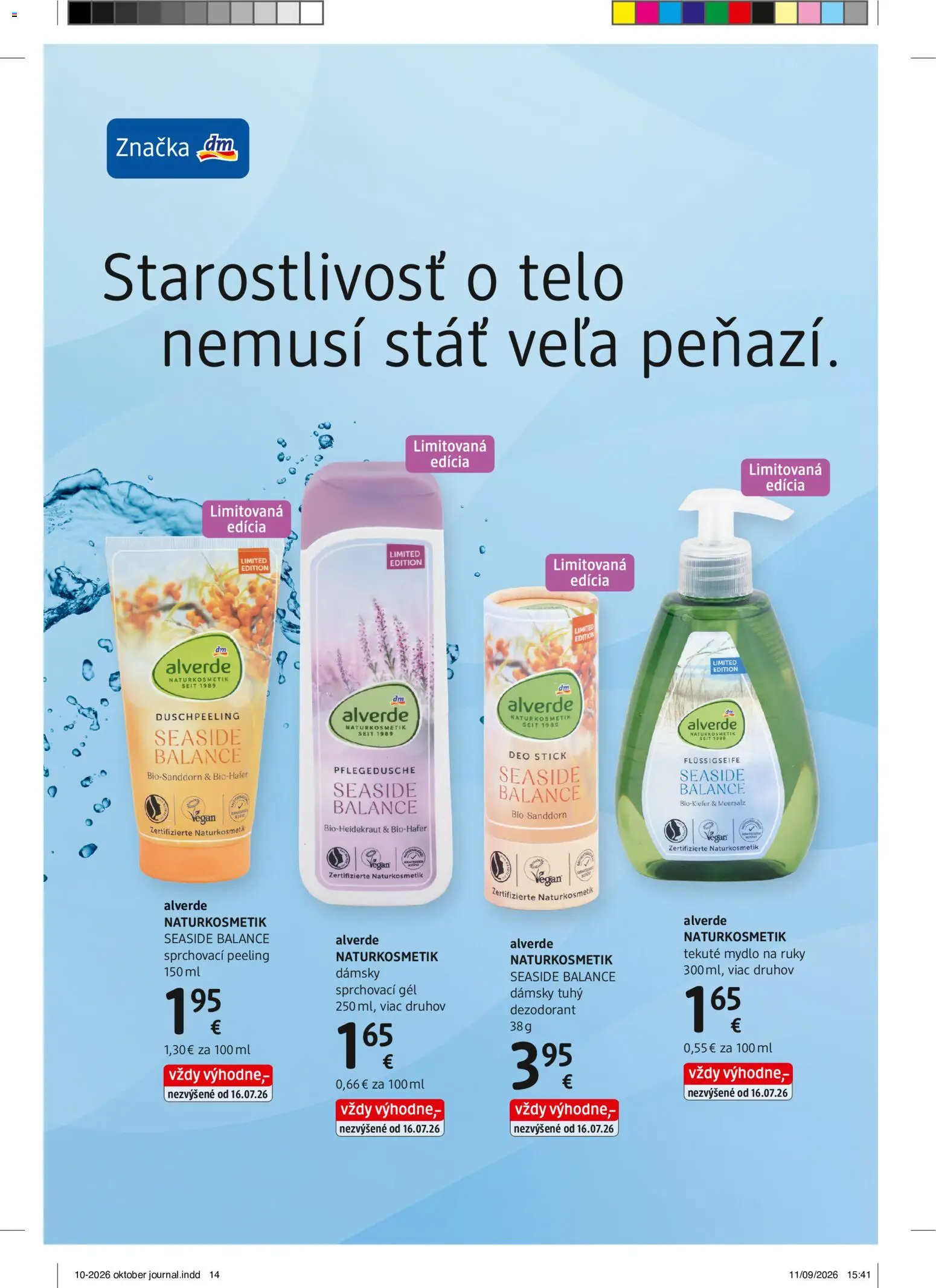 Nové dm drogerie akcie – leták je platný od 01.10.2026 | Strana: 14