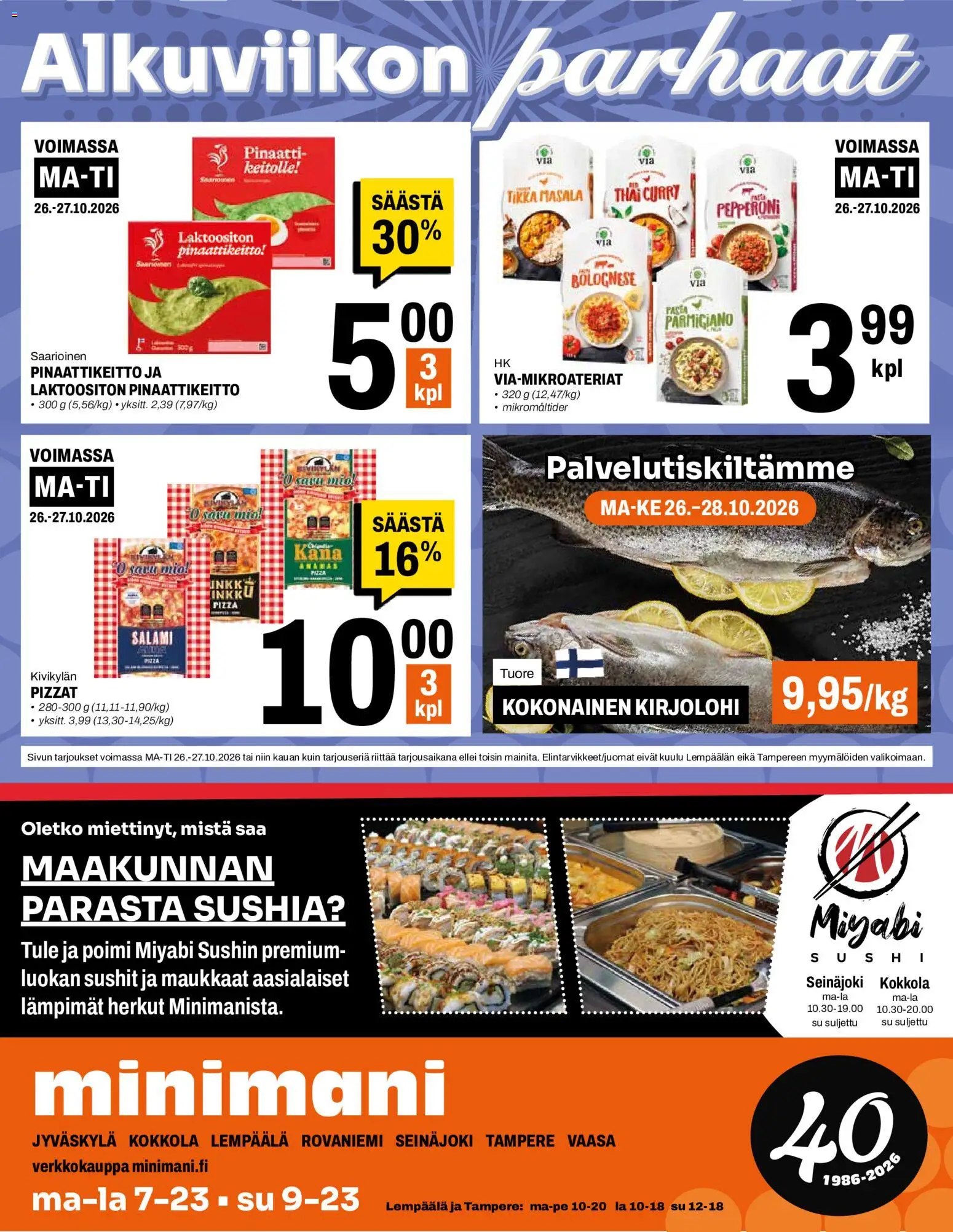 Minimani tarjoukset – voimassa 21/10/2026 alkaen | Sivu: 16