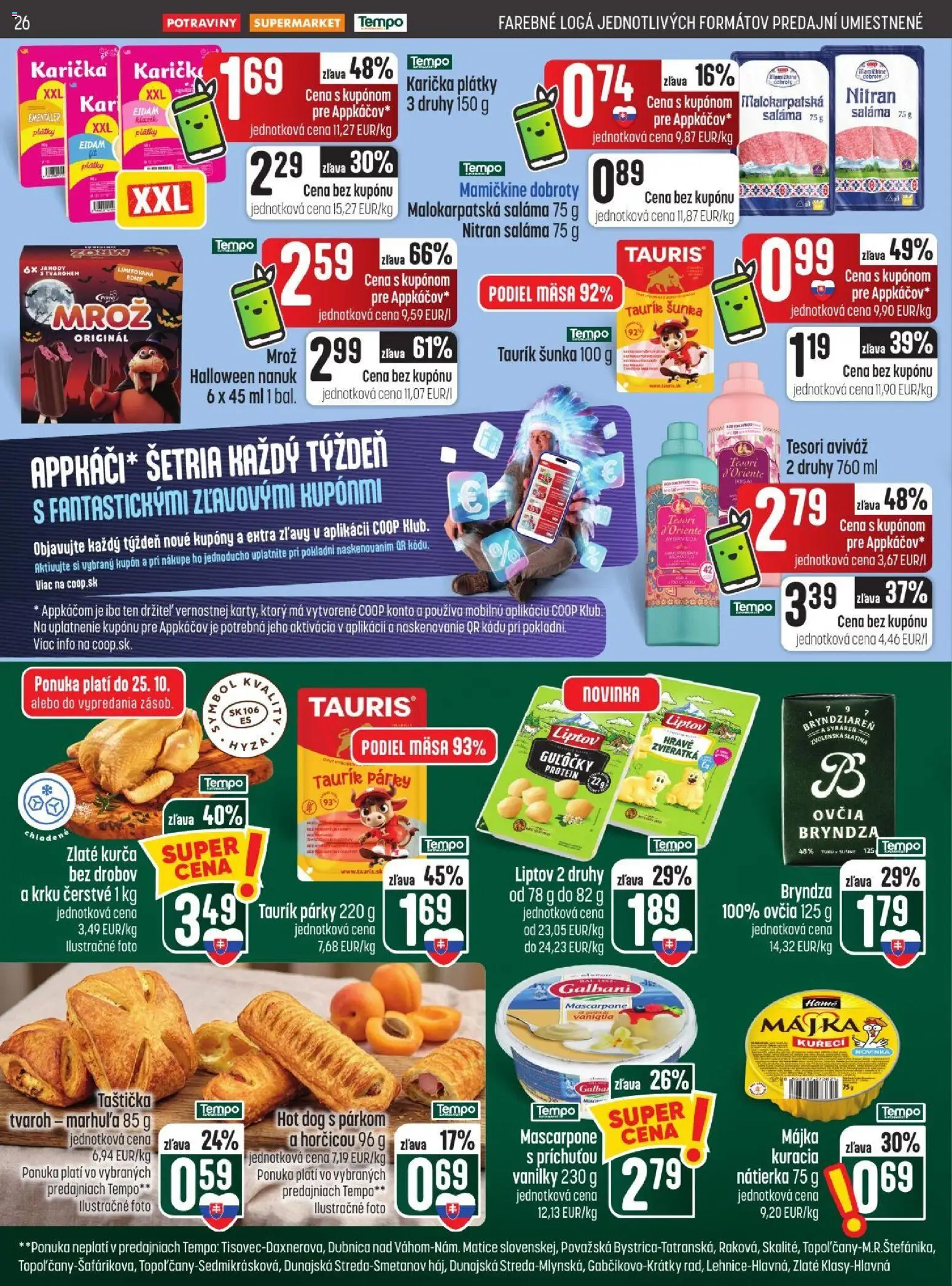 Nové COOP Jednota akcie – leták je platný od 22.10.2026 | Strana: 26