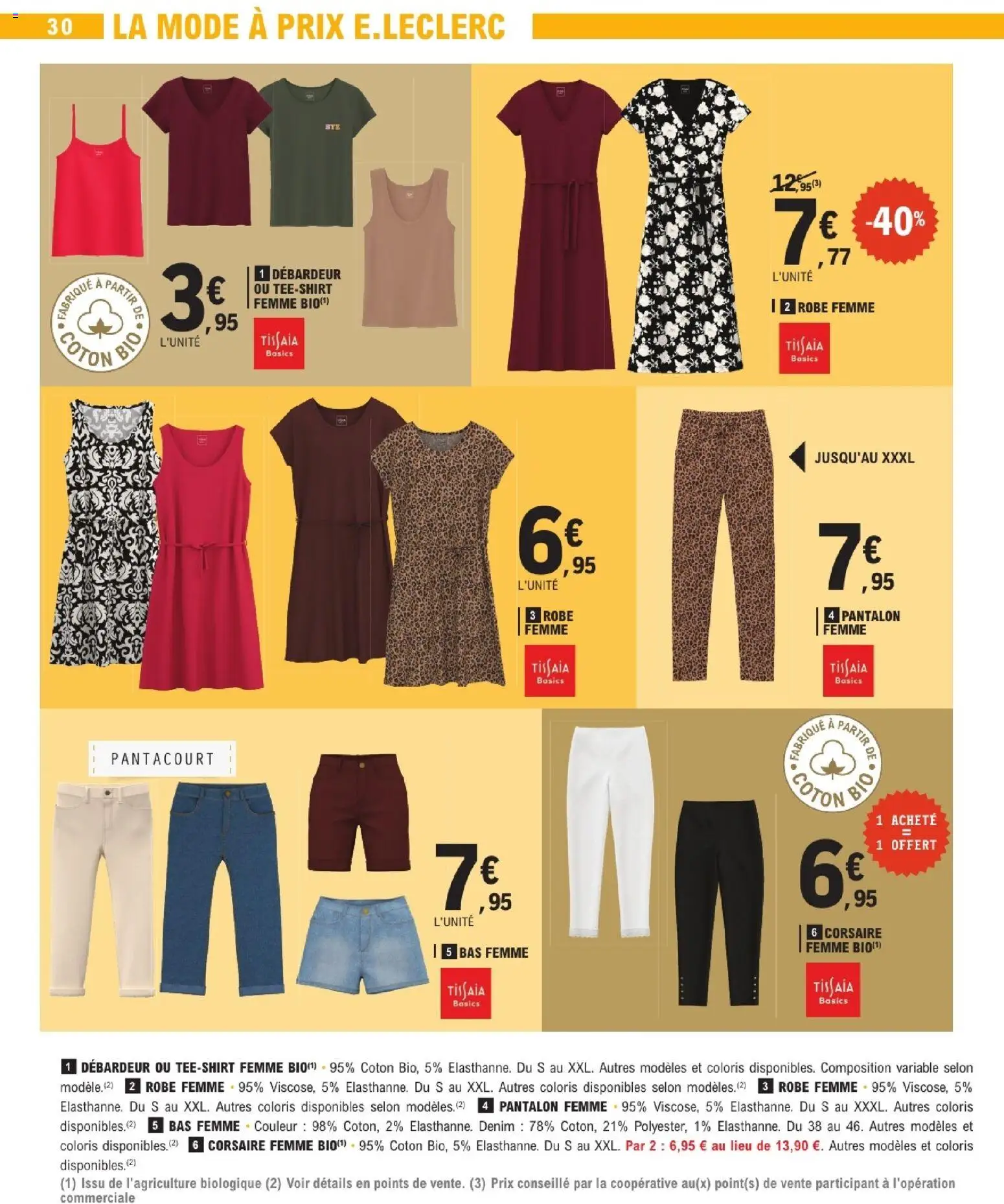 {H1} | Page: 30 | Produits: Robe, Pantacourt, Coton, Débardeur
