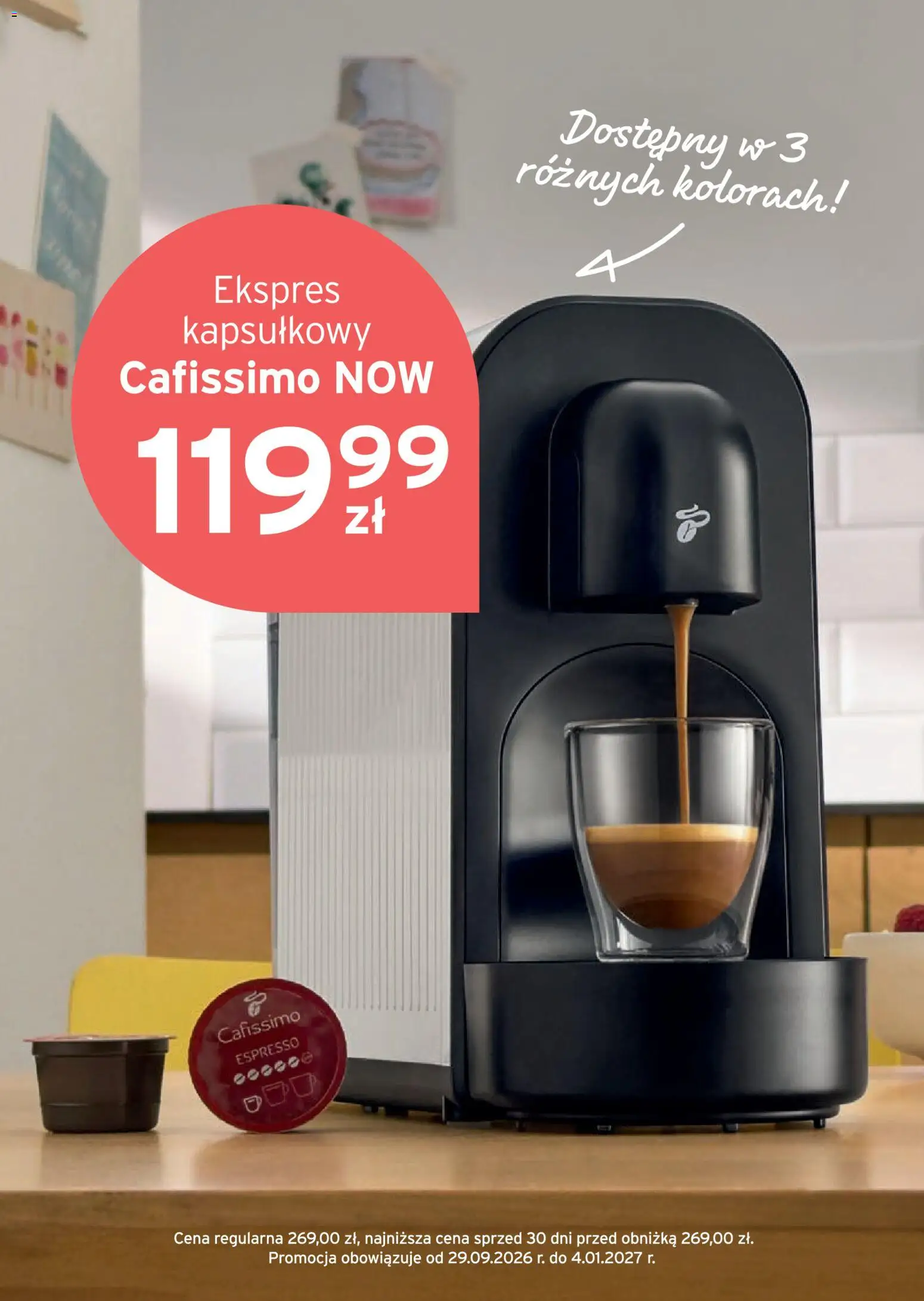 Tchibo promocje od 03.11.2026 | Strona: 16 | Produkty: Ekspres kapsułkowy