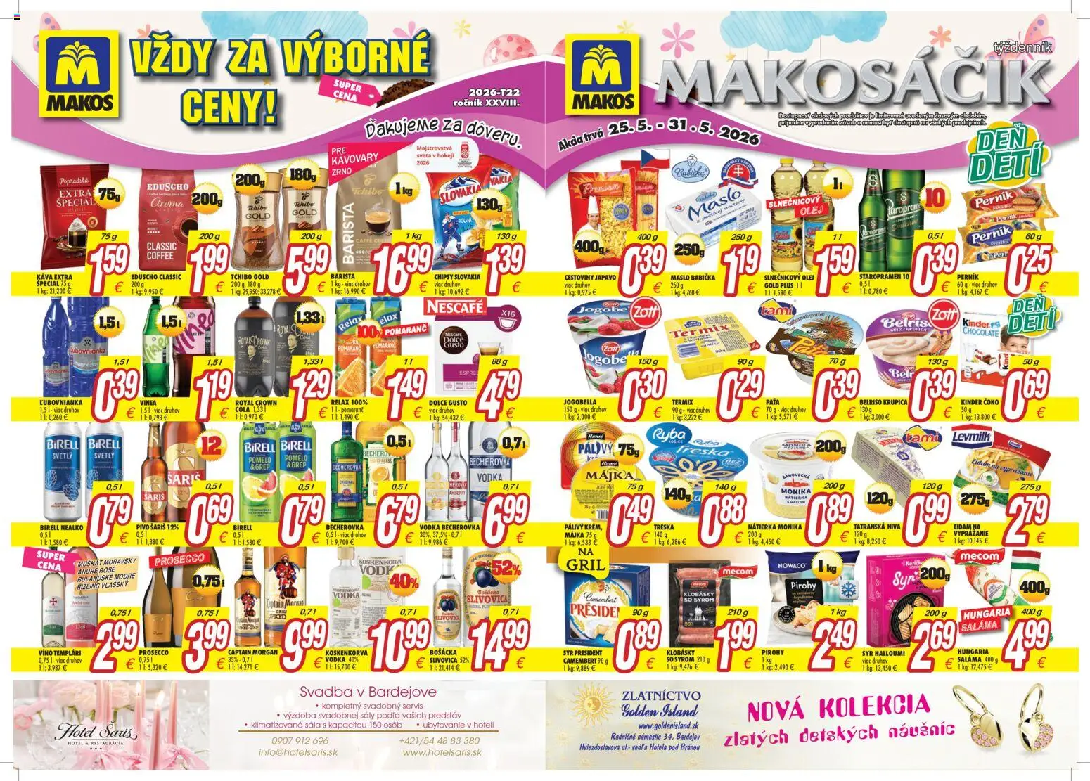 Nové Makos akcie – leták je platný od 25.05.2026 | Strana: 1