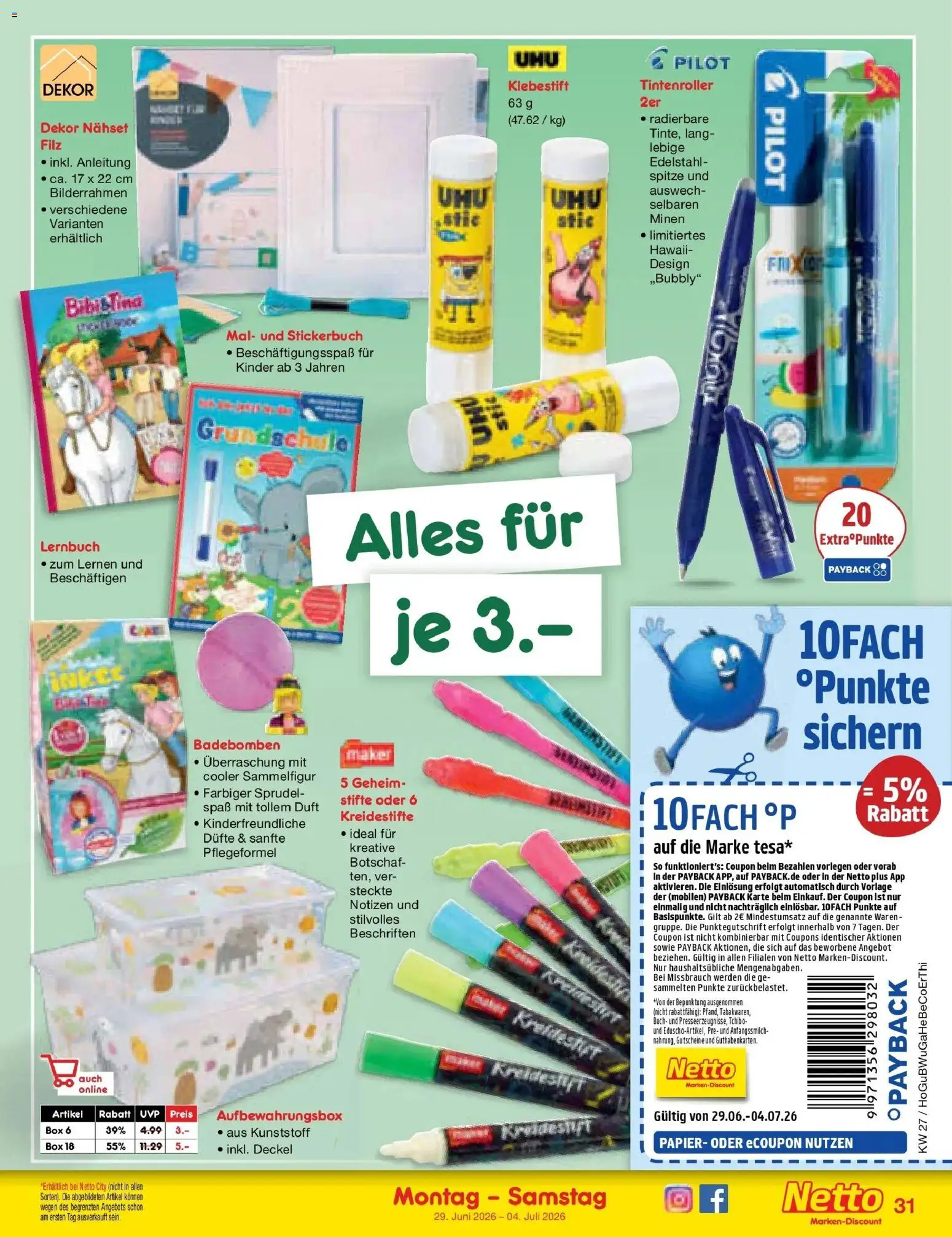 Netto Marken-Discount Prospekt Stemwede-Dielingen – gültig ab 29.06.2026 | Seite: 47 | Produkte: Box, Duft, Bilderrahmen