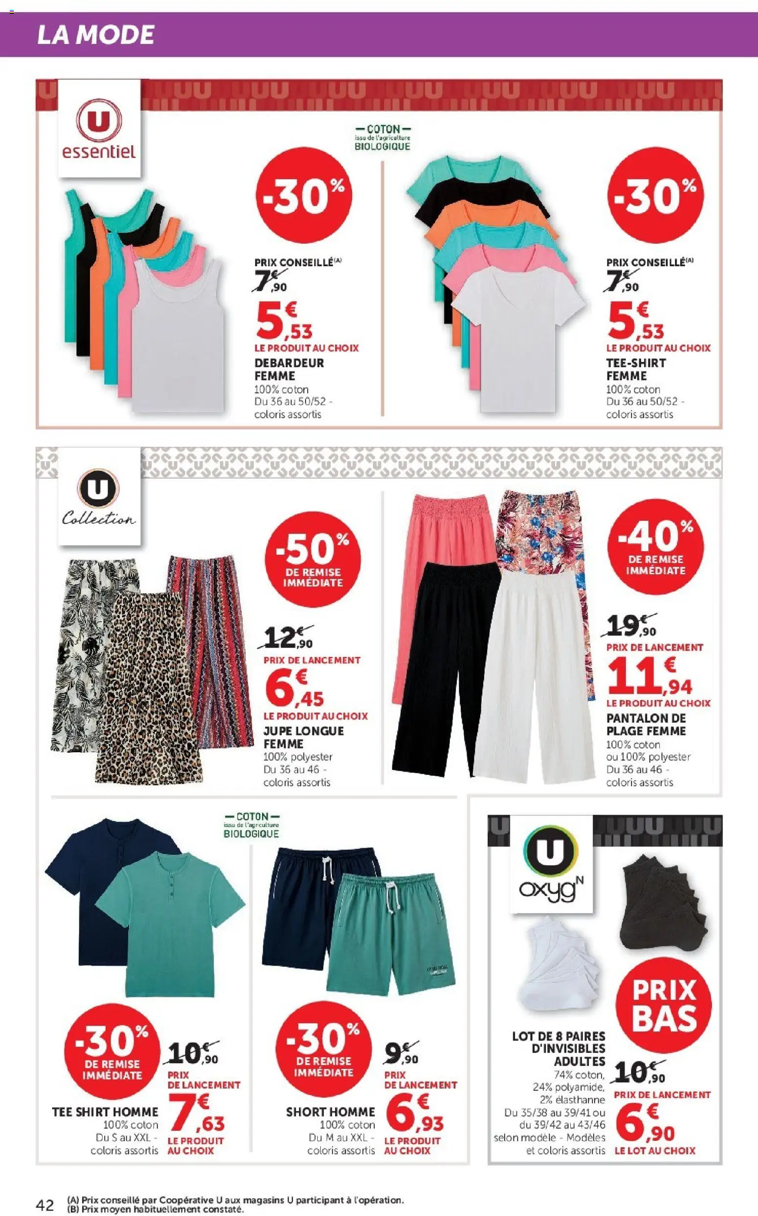 {H1} | Page: 42 | Produits: Coton, Jupe, Débardeur, Pantalon