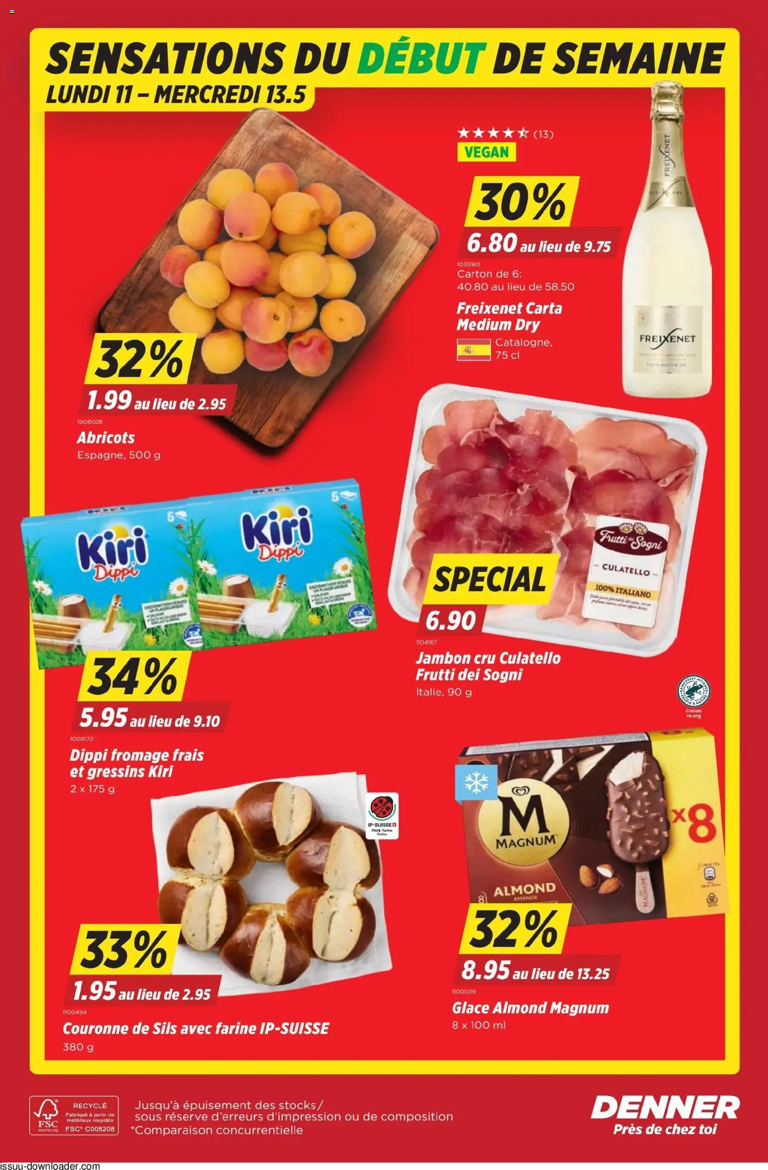 Denner aktionen FR – gültig ab 07.05.2026 | Seite: 22 | Produkte: En Kommode, Glace