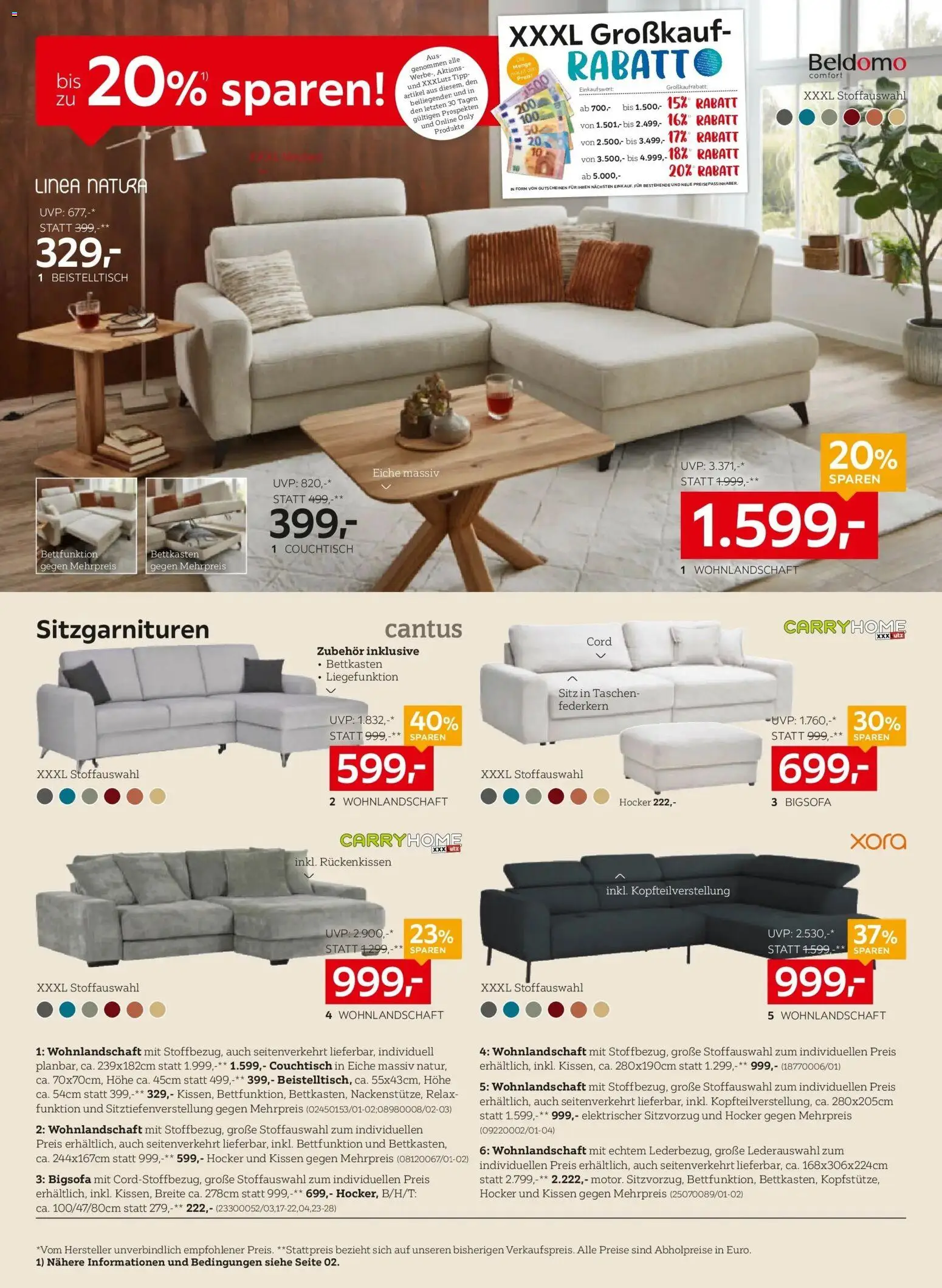 XXXLutz Aktuelle Angebote gültig ab 14.04.2026 | Seite: 8 | Produkte: Kissen, Couchtisch