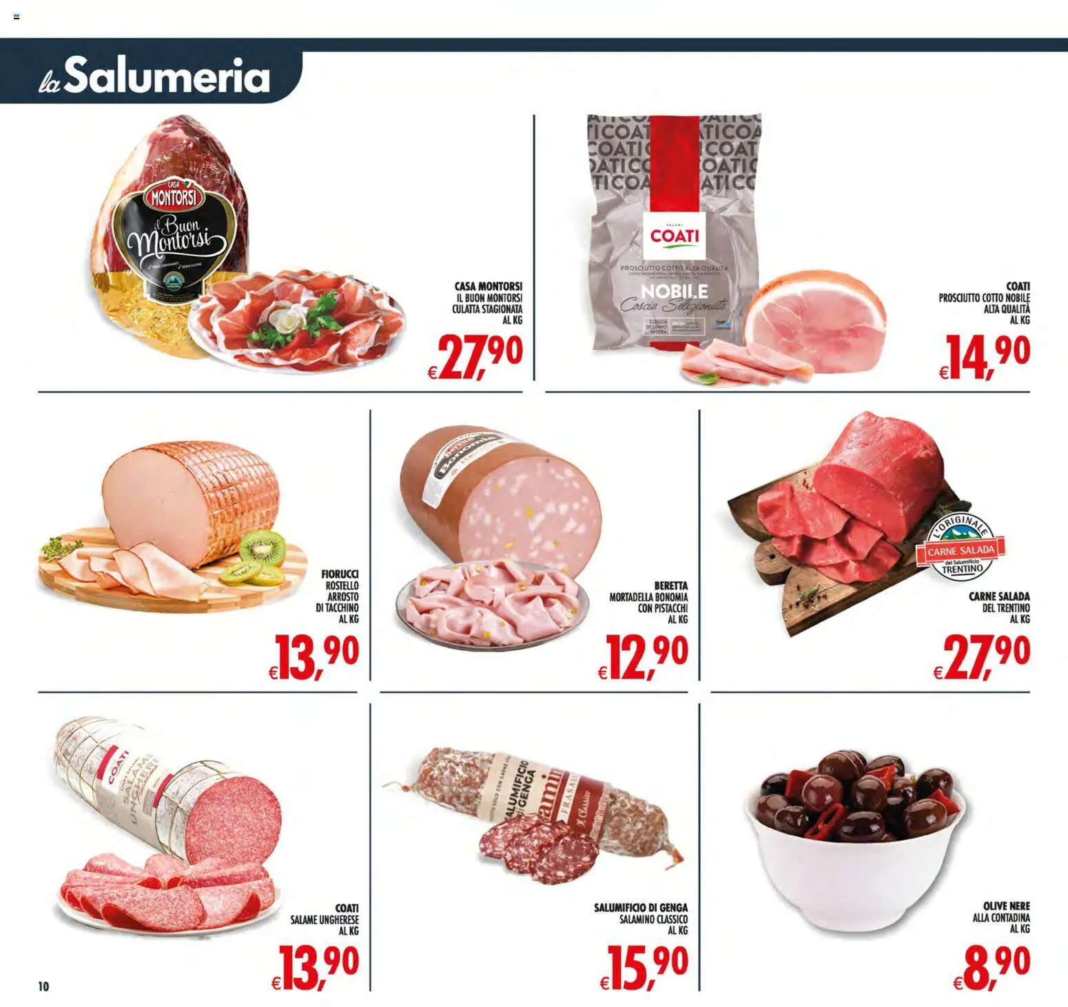 Volantino Decò del 19.05.2026 | Pagina: 10 | Prodotti: Arrosto, Salame, Suino, Tacchino