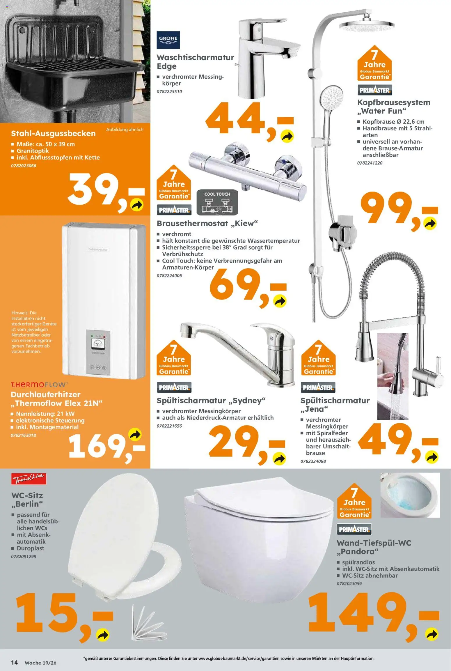 Globus Baumarkt Prospekt Oranienburg-Germendorf	 – gültig ab 04.05.2026 | Seite: 14