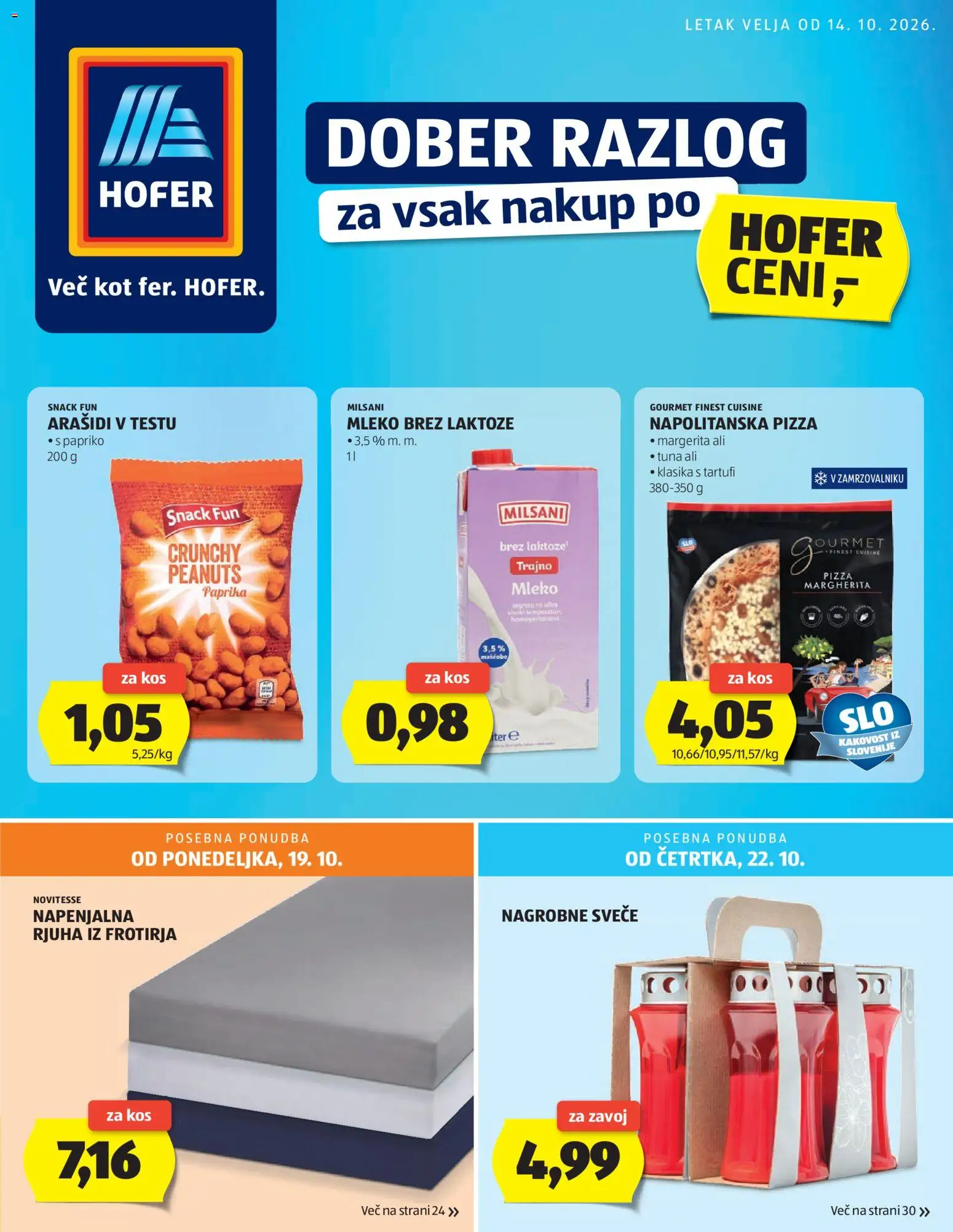 Novi Hofer katalog ponudbe – veljaven od 14.10.2026 | Stran: 1