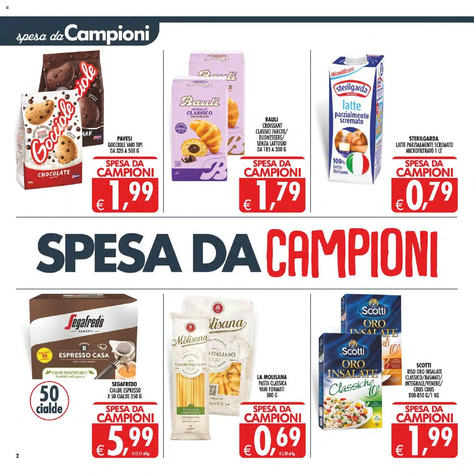 Volantino Decò del 08.05.2026 | Pagina: 2 | Prodotti: Cioccolato, Latte, Cous cous, Latte parzialmente scremato