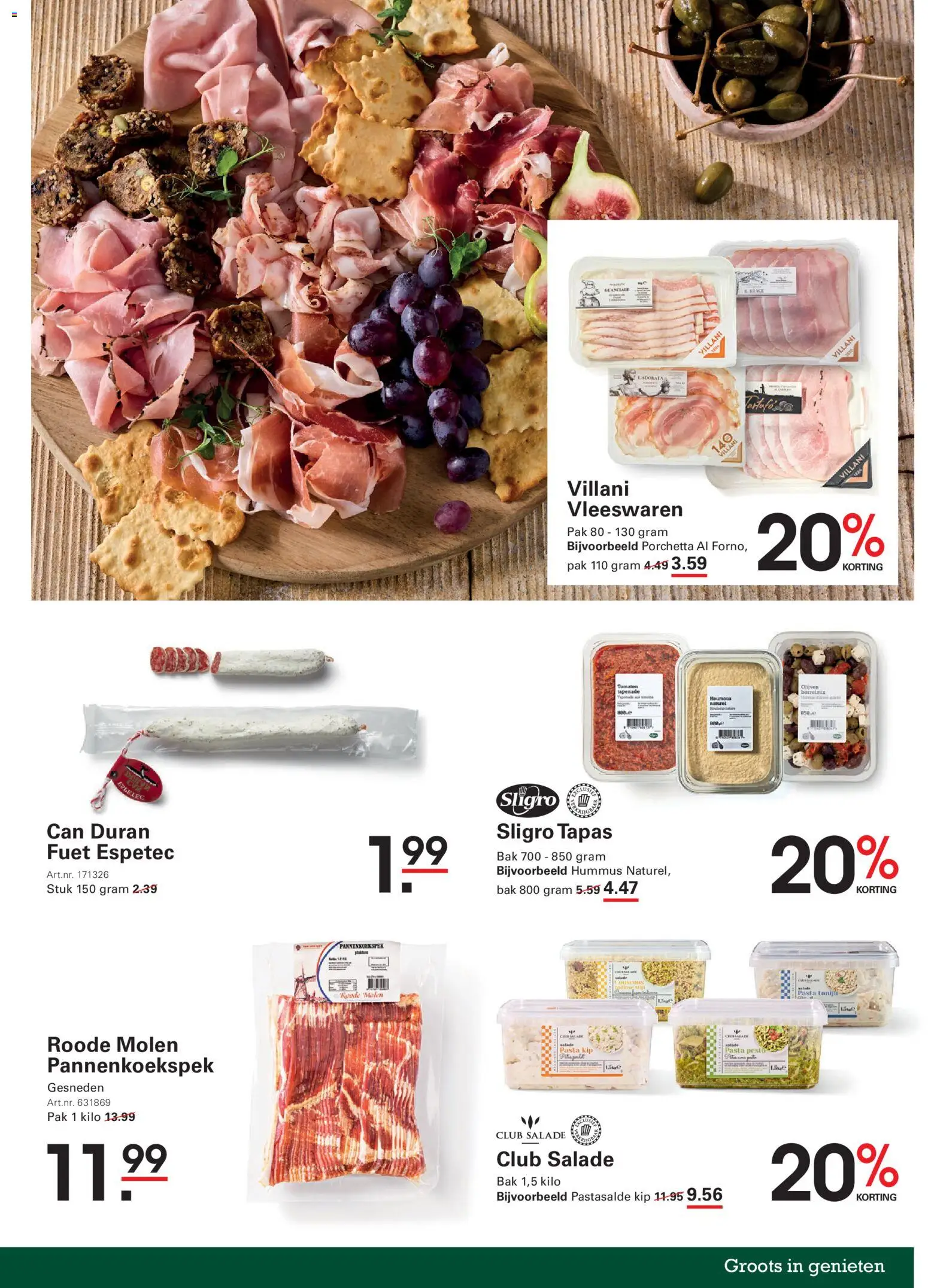 {H1} | Pagina: 61 | Producten: Tomaten, Pasta, Vleeswaren, Tonijn