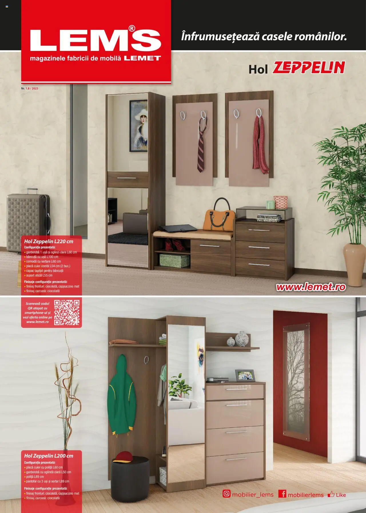 Noul catalog Lem’s – valabil de la 17.11.2023 | Pagină: 1 | Produse: Carcasă, Comodă, Oglindă, Ușă