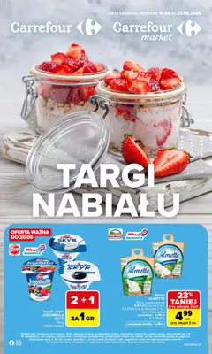 Pogląd oferty "Carrefour gazetka - Targi nabiału" - ważna od 18.05.2026