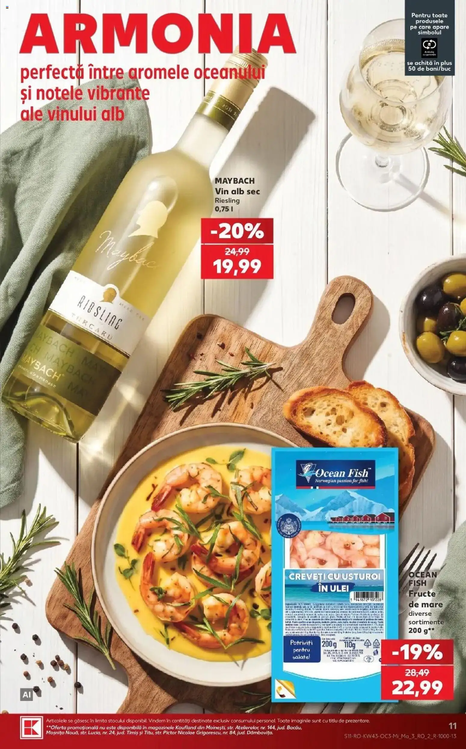Kaufland Satu Mare 21.10.2026 - Revista si Oferta | Pagină: 11 | Produse: Vin alb, Ulei, Fructe, Usturoi