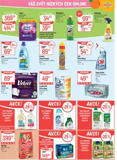 Náhled letáku Globus leták od 24.06.2026 | Strana: 27 | Produkty: Granule pro psy, Papírové kapesníky, Univerzální čistič, Odmašťovač