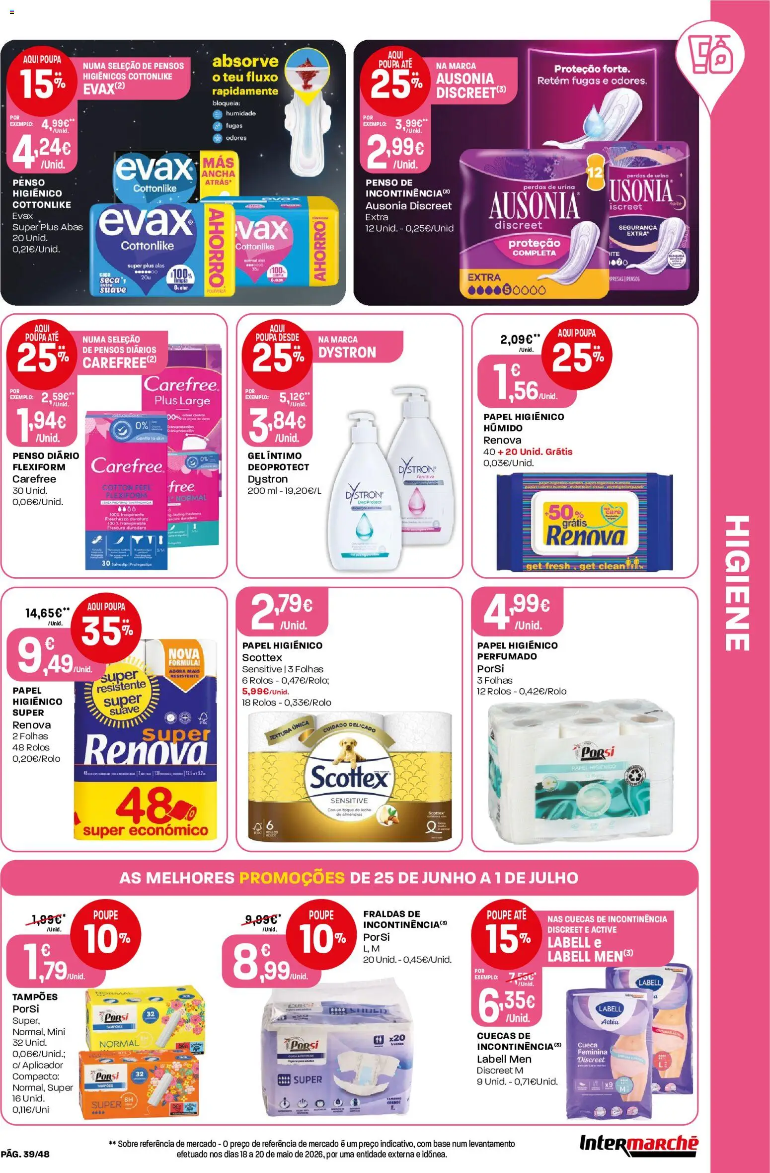 Intermarché folheto │ válido de 25/06/2026 | Página: 39
