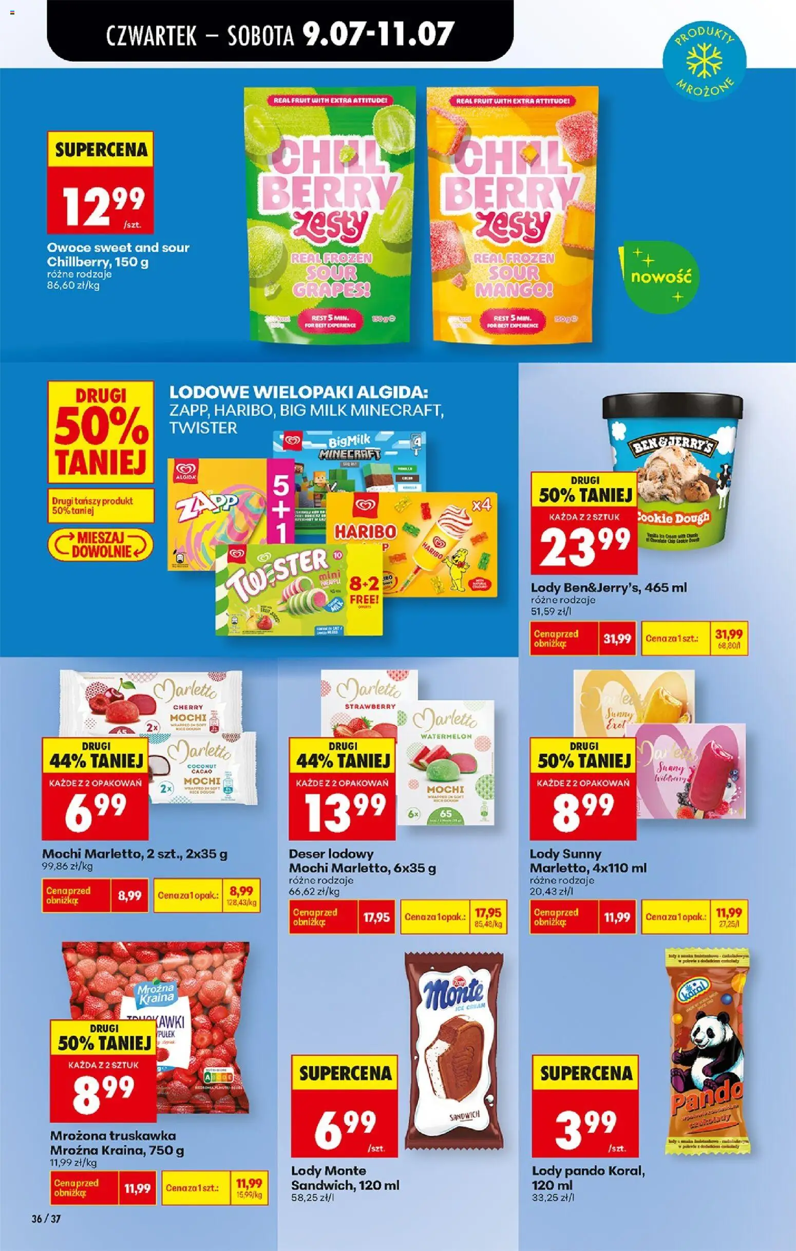 Biedronka Polsko leták - Codziennie niskie ceny od 09.07.2026 | Strana: 44 | Produkty: Mango, Haribo