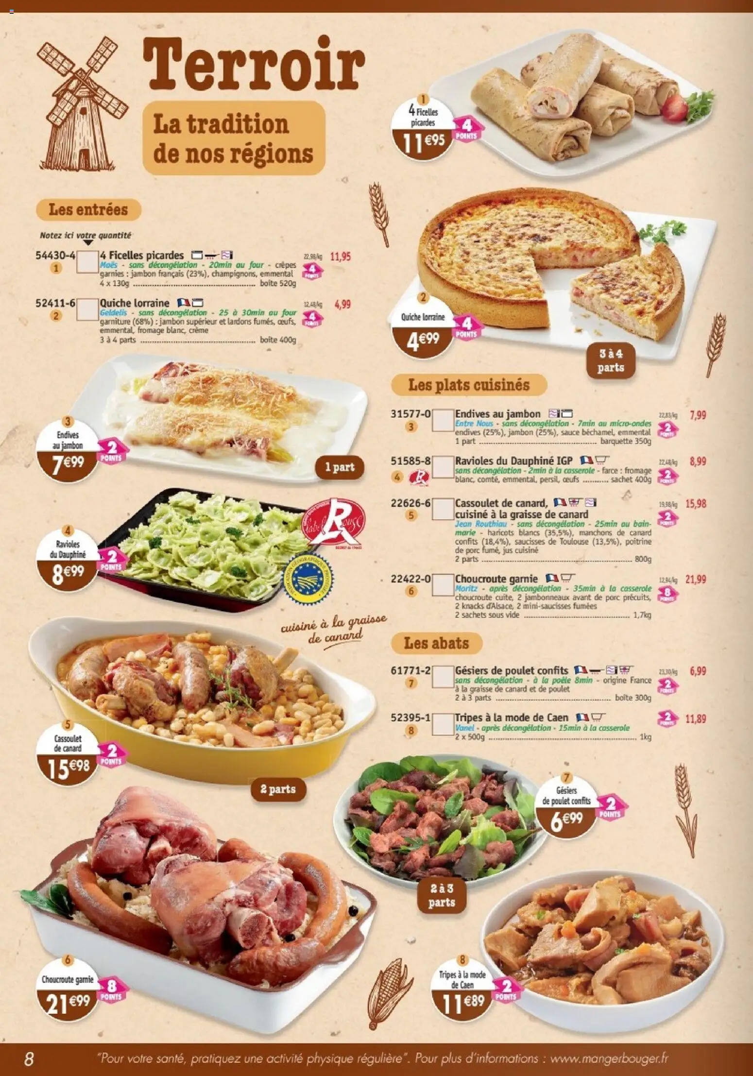 {H1} | Page: 8 | Produits: Canard, Four, Poulet, Jean