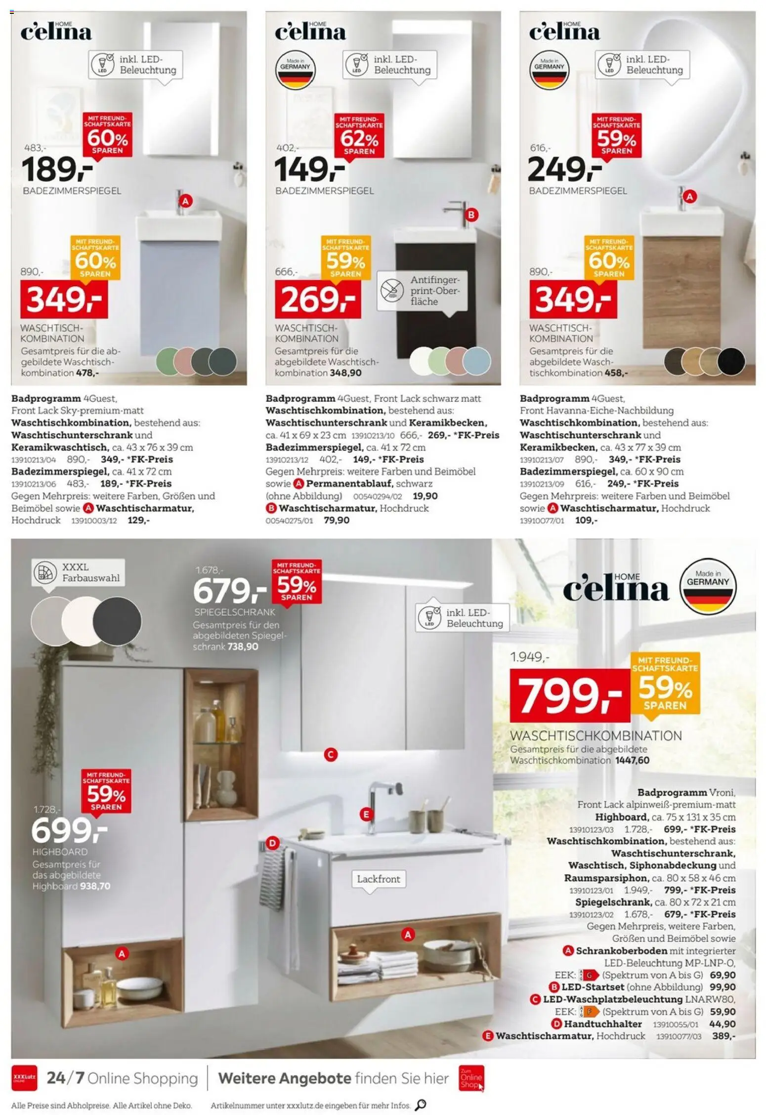 XXXLutz Wohnideen – gültig ab 01.08.2026 | Seite: 18 | Produkte: Schrank, Spiegel, Badezimmerspiegel, Spiegelschrank