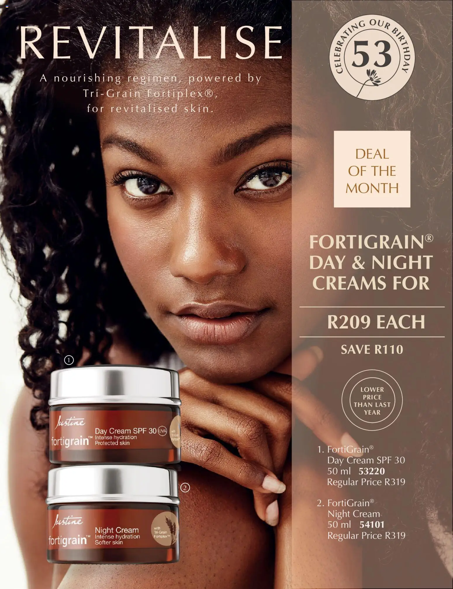 New Justine catalogue – valid from 01.05.2026 | Page: 11 | Products: Cream, Night cream, Day cream