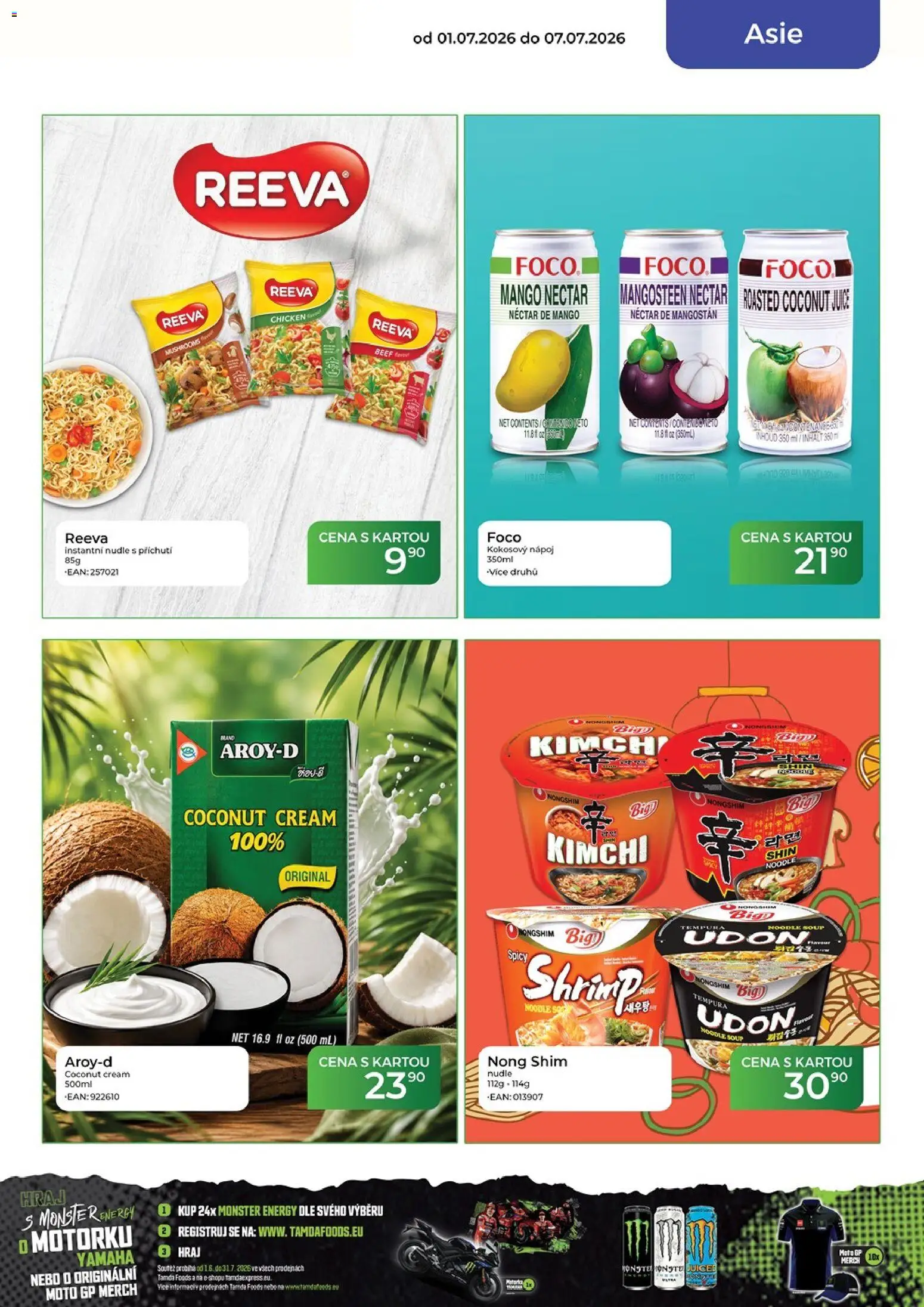 Tamda Foods leták od 01.07.2026 | Strana: 46 | Produkty: Monster, Monster Energy, Mangostan, Nudle