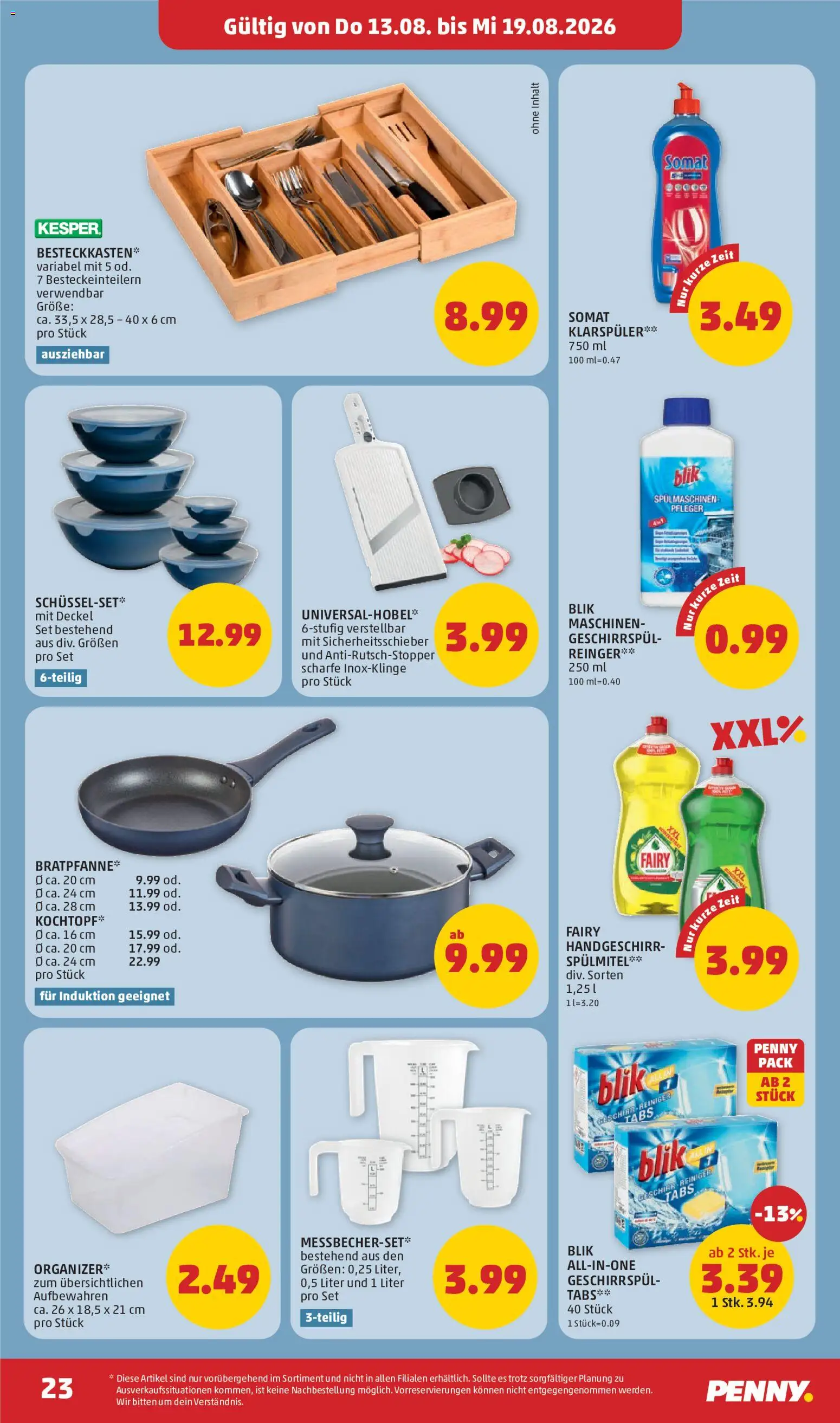 Penny Markt - Flugblatt gültig ab 13.08.2026 | Seite: 23 | Produkte: Klarspüler