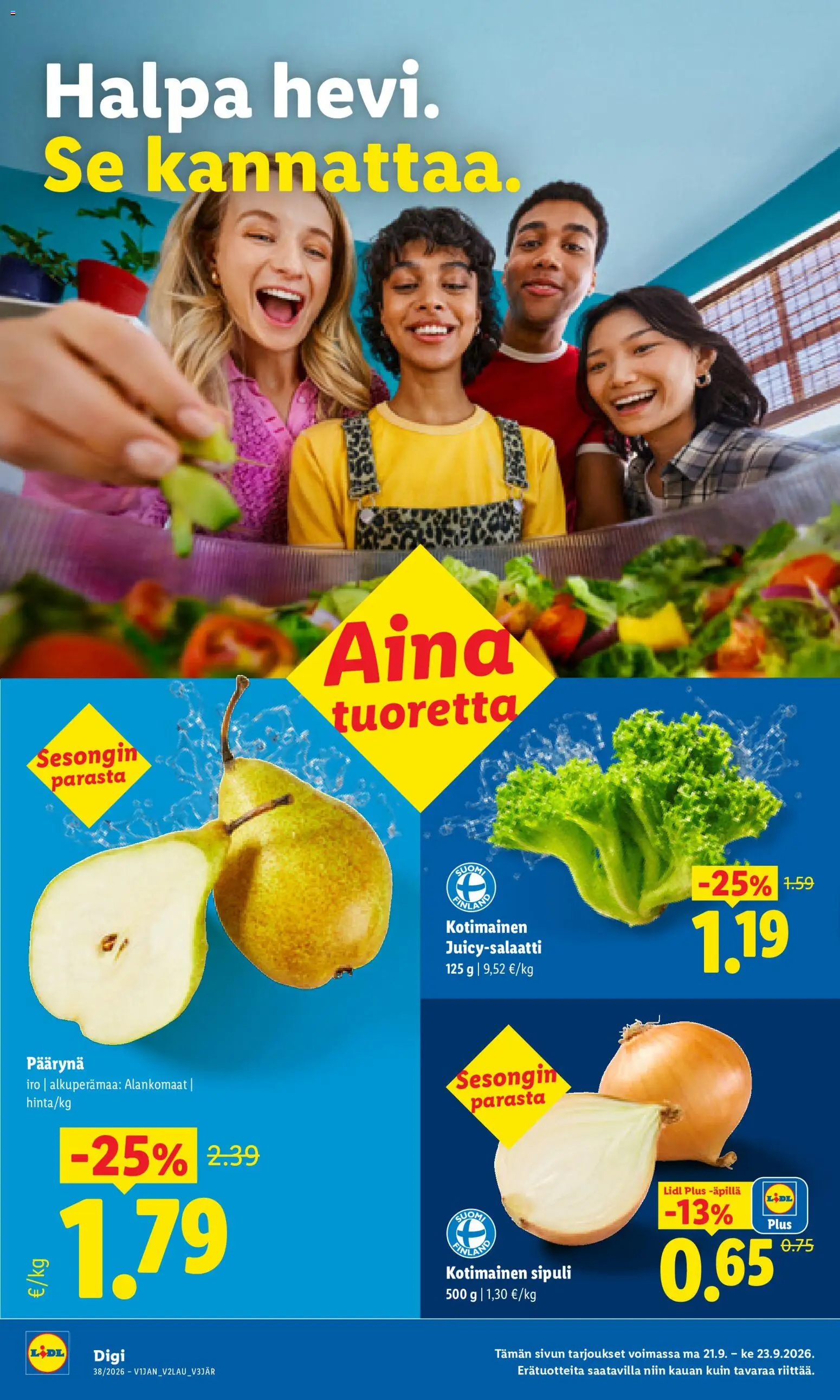 Lidl tarjoukset – voimassa 21/09/2026 alkaen | Sivu: 2