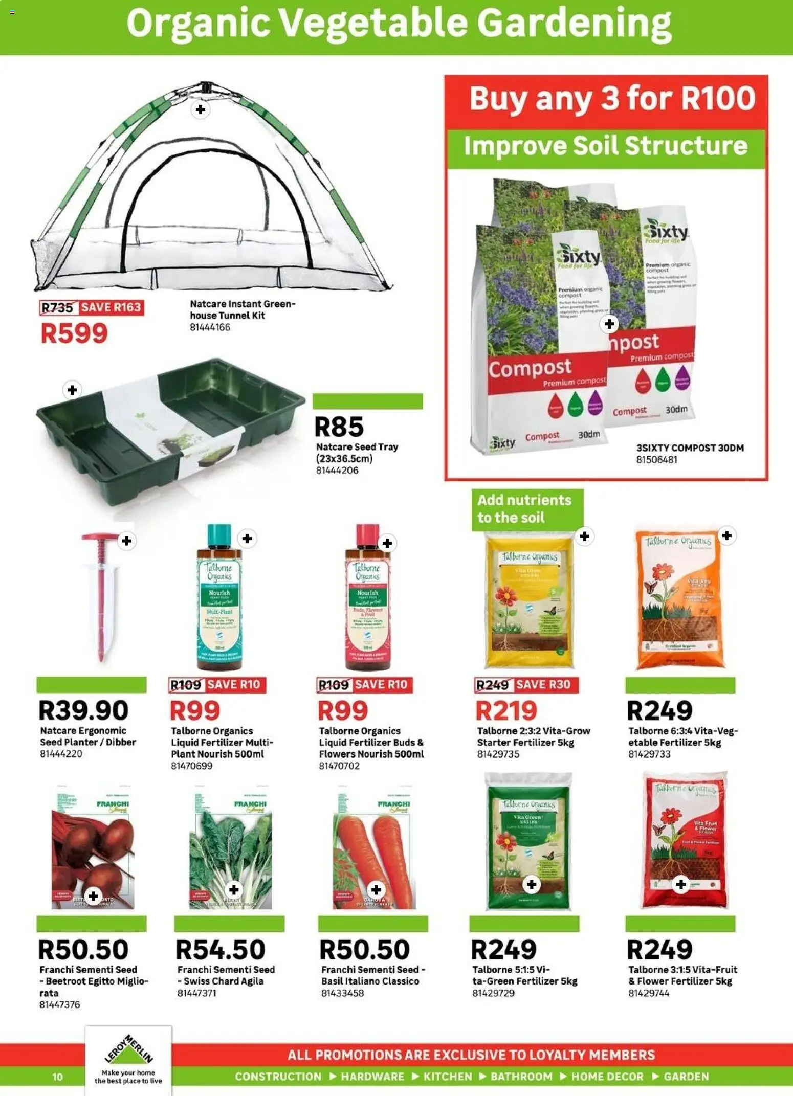 New Leroy Merlin catalogue – valid from 24/09/2026 | Page: 10 | Products: Tray